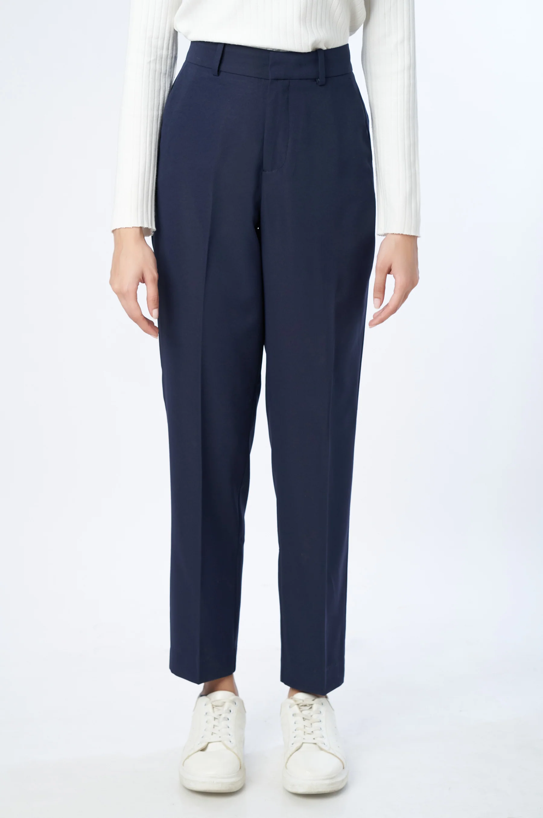 Straight Fit Formal Pants - Midnight Blue - Image 3