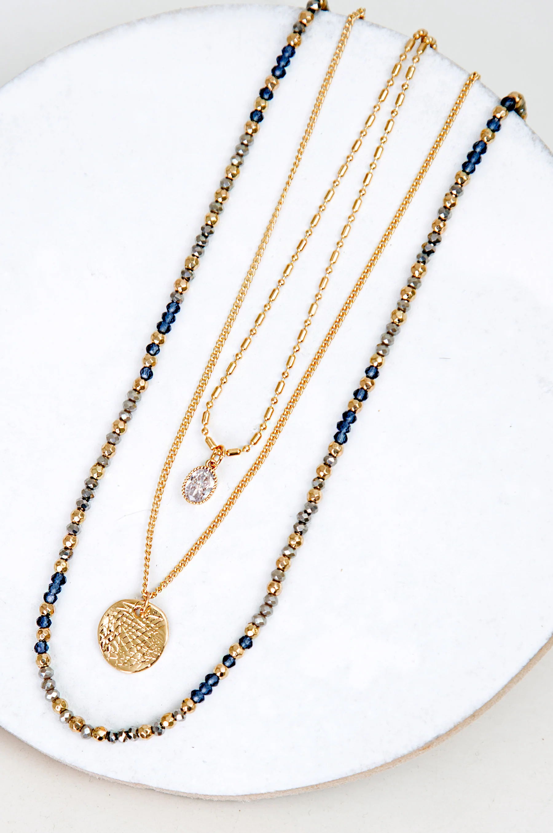 Layered Beaded Chain