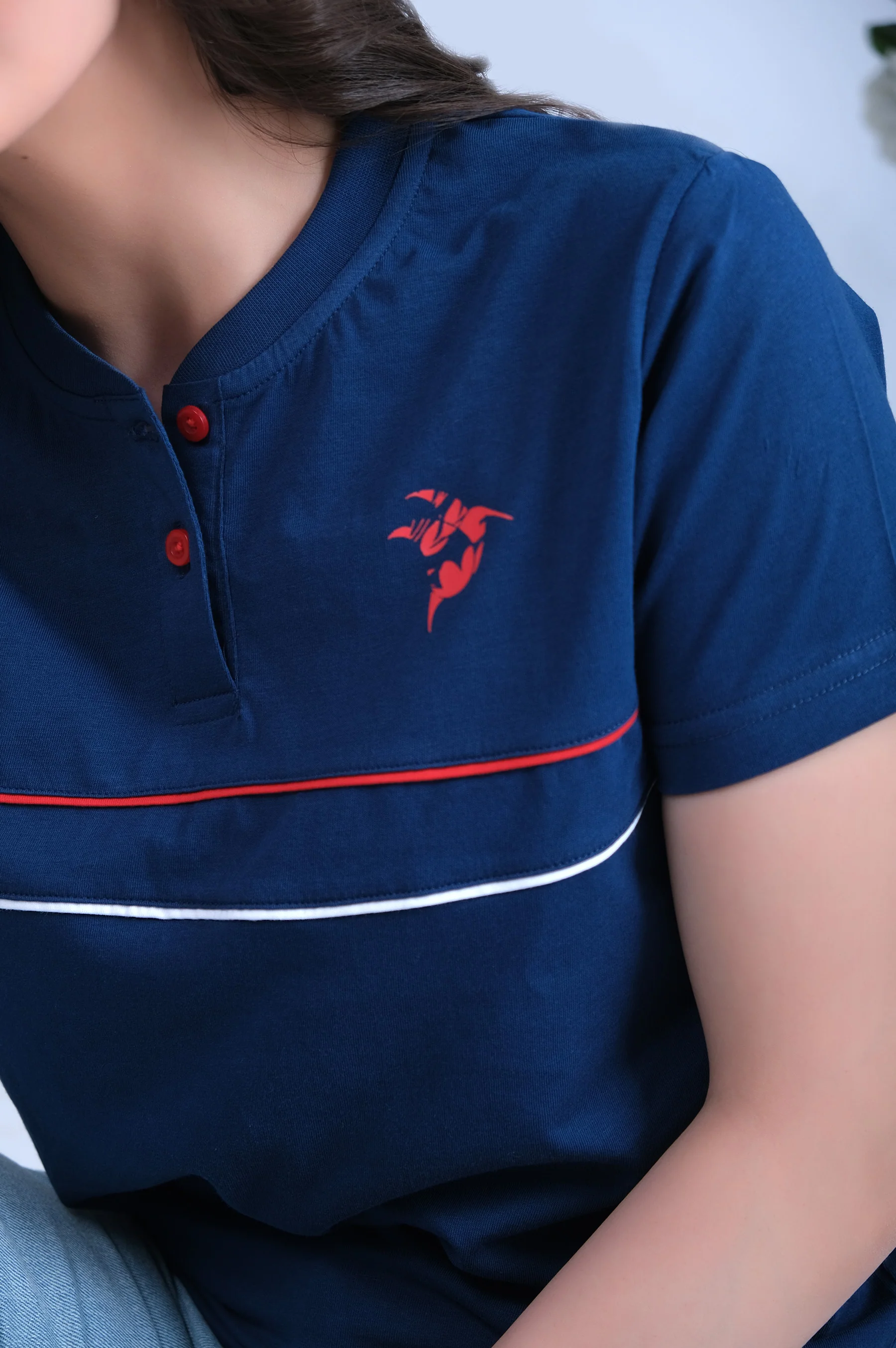 Blue T-Shirt with Zeen Logo - Image 2