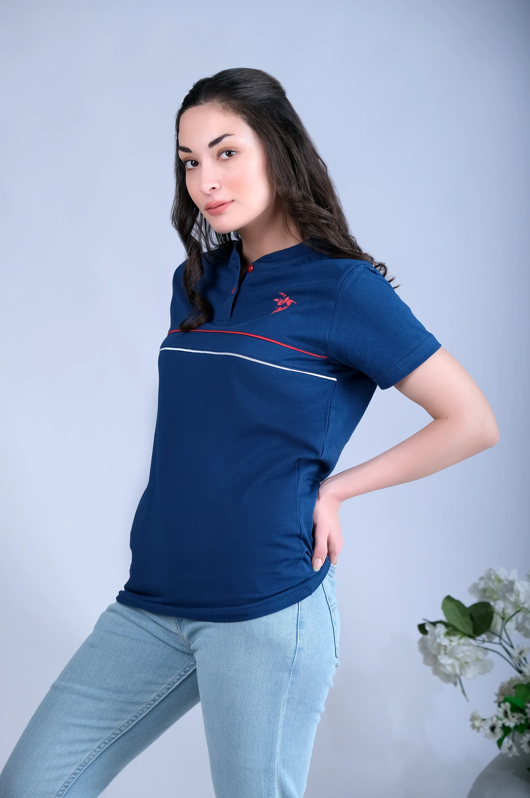 Blue T-Shirt with Zeen Logo - Image 4