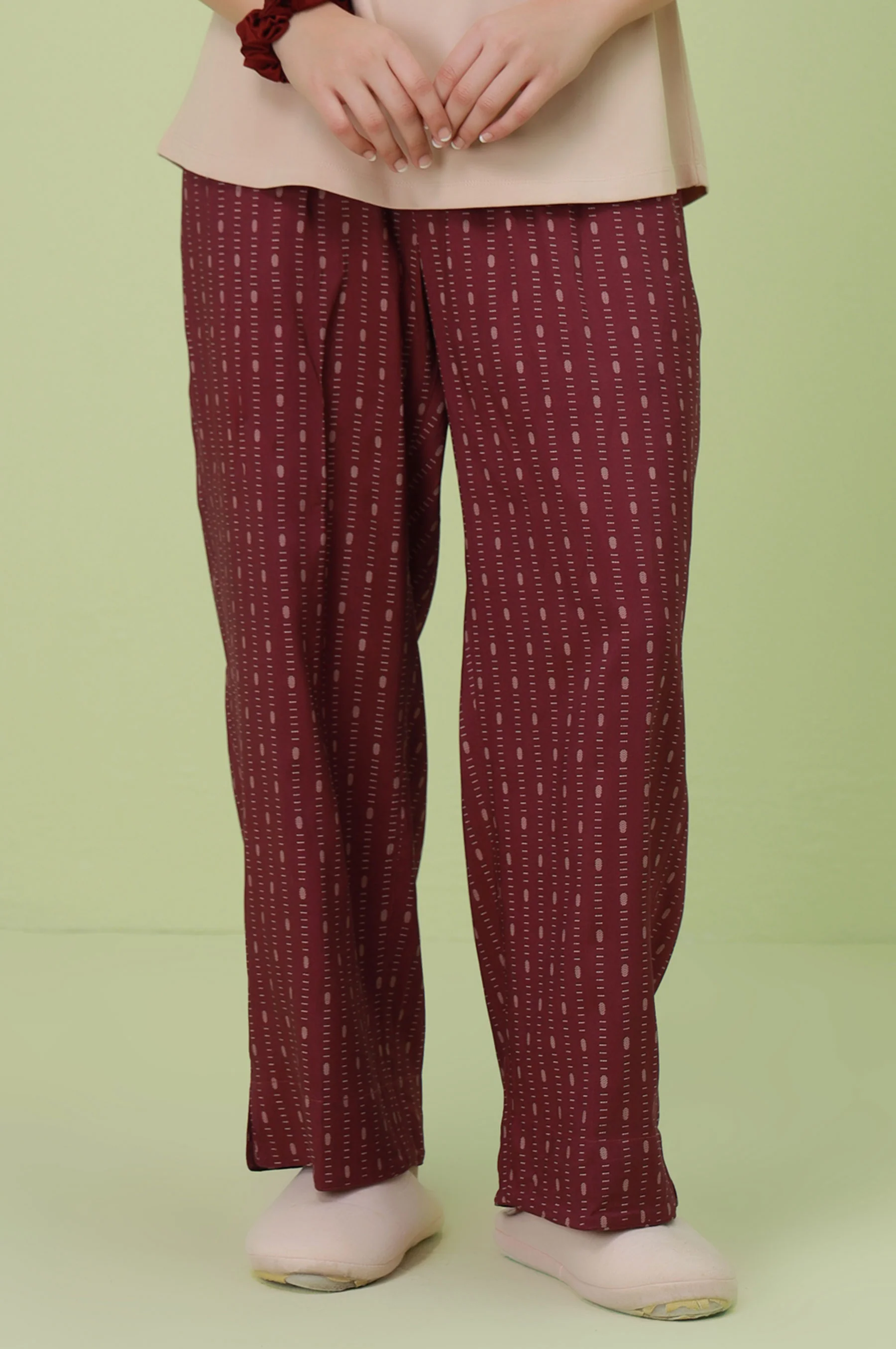 Basic Cambric Bottom - Maroon - Image 3