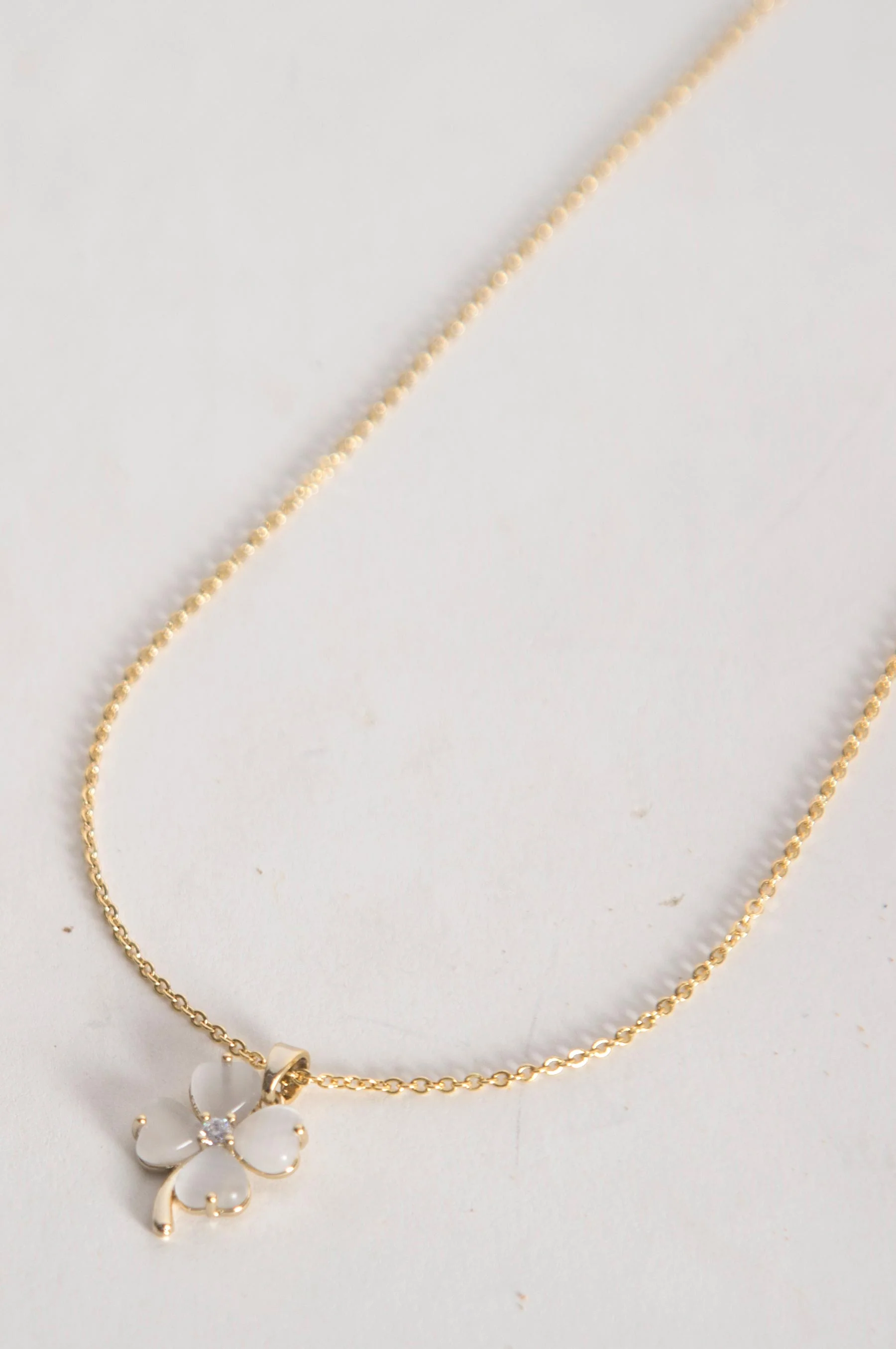 Moonstone Floral Necklace
