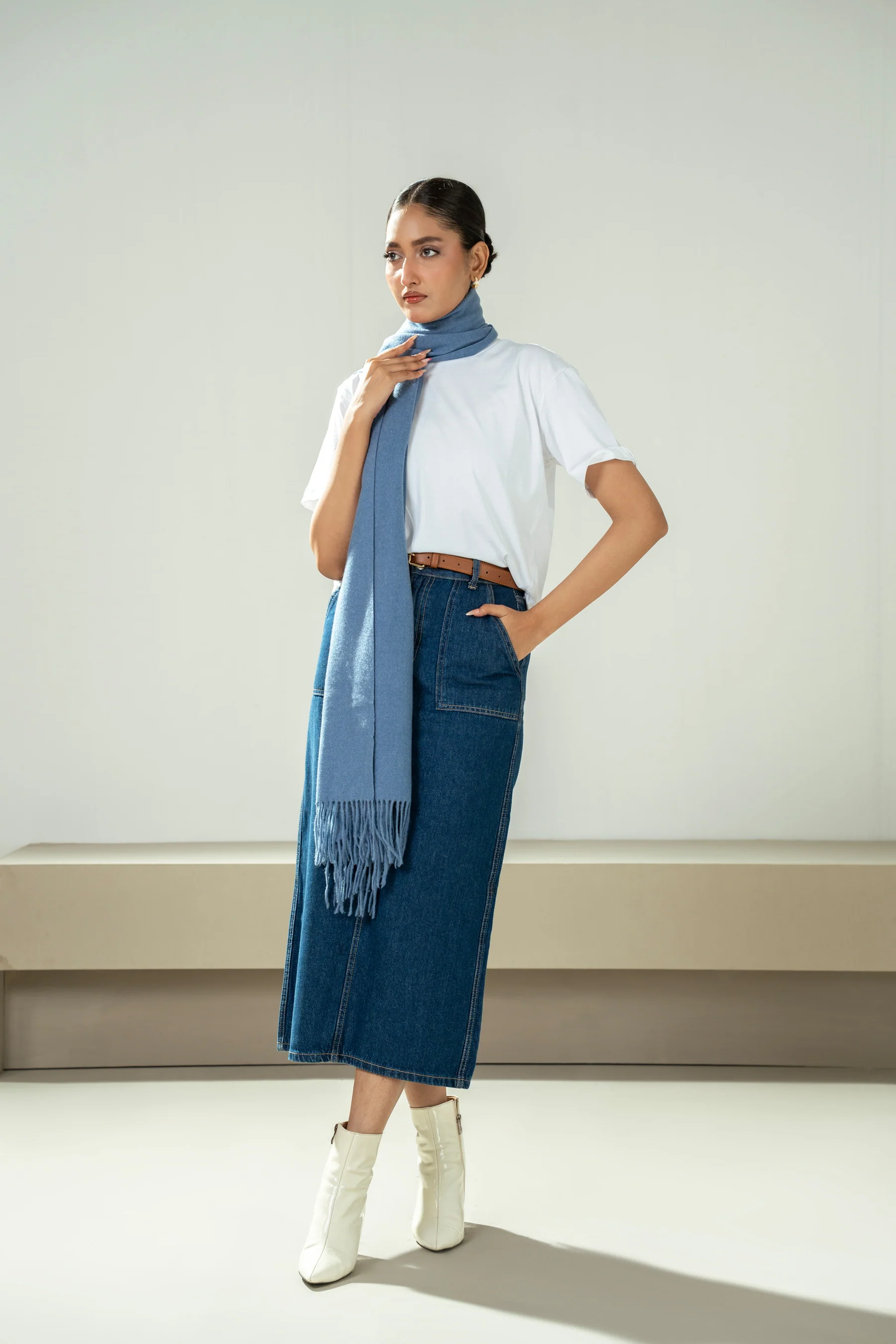 YARN DYED MUFFLER - Image 3