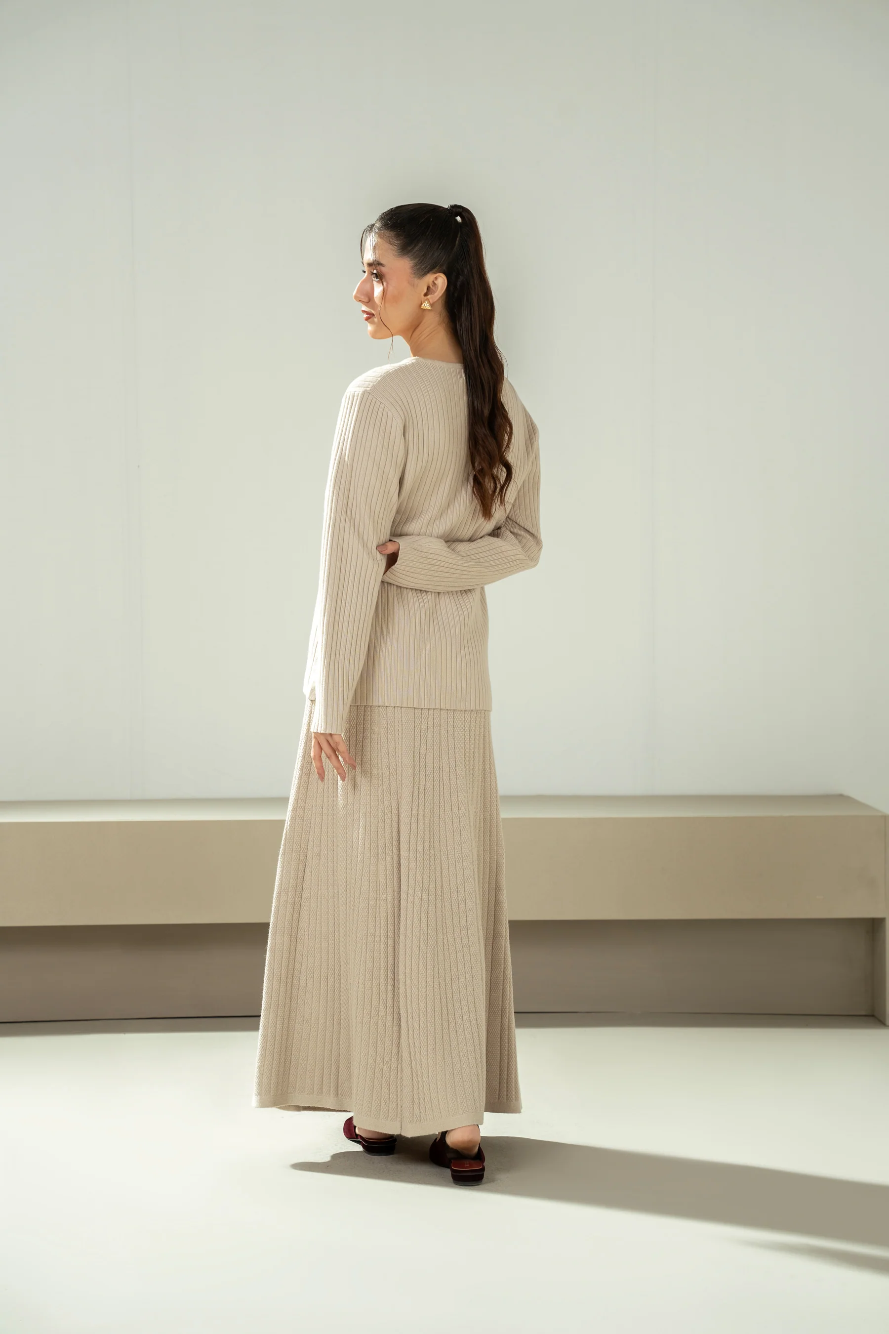 KNITTED SKIRT - Image 3