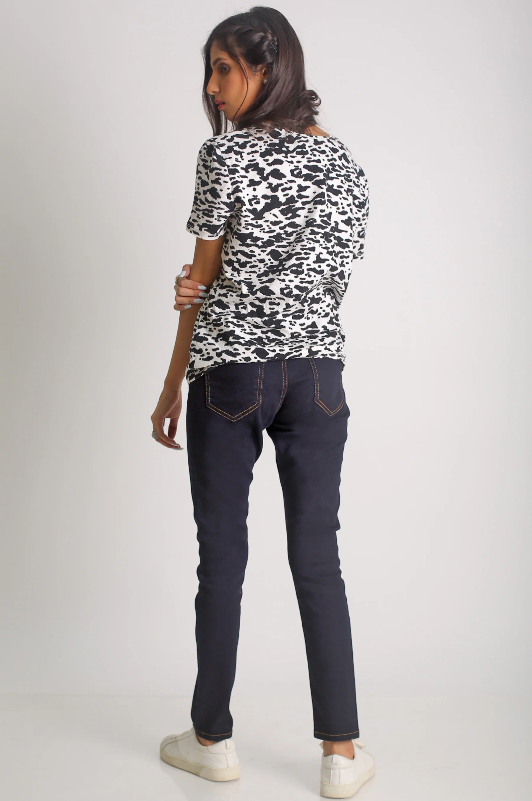 Slim Fit Denim Pants - Indigo - Image 4