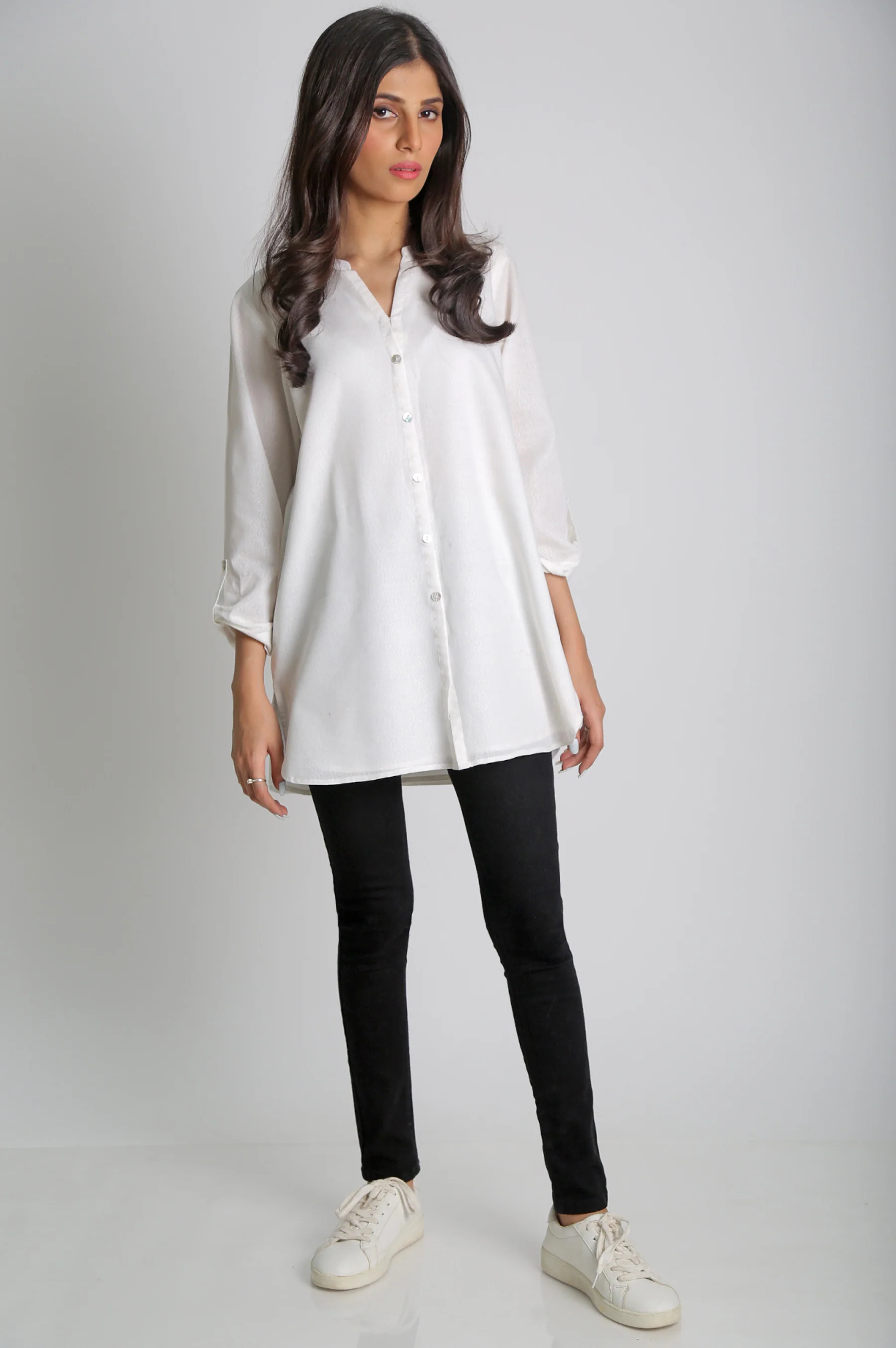 Slim Fit Denim Pants -Black - Image 2
