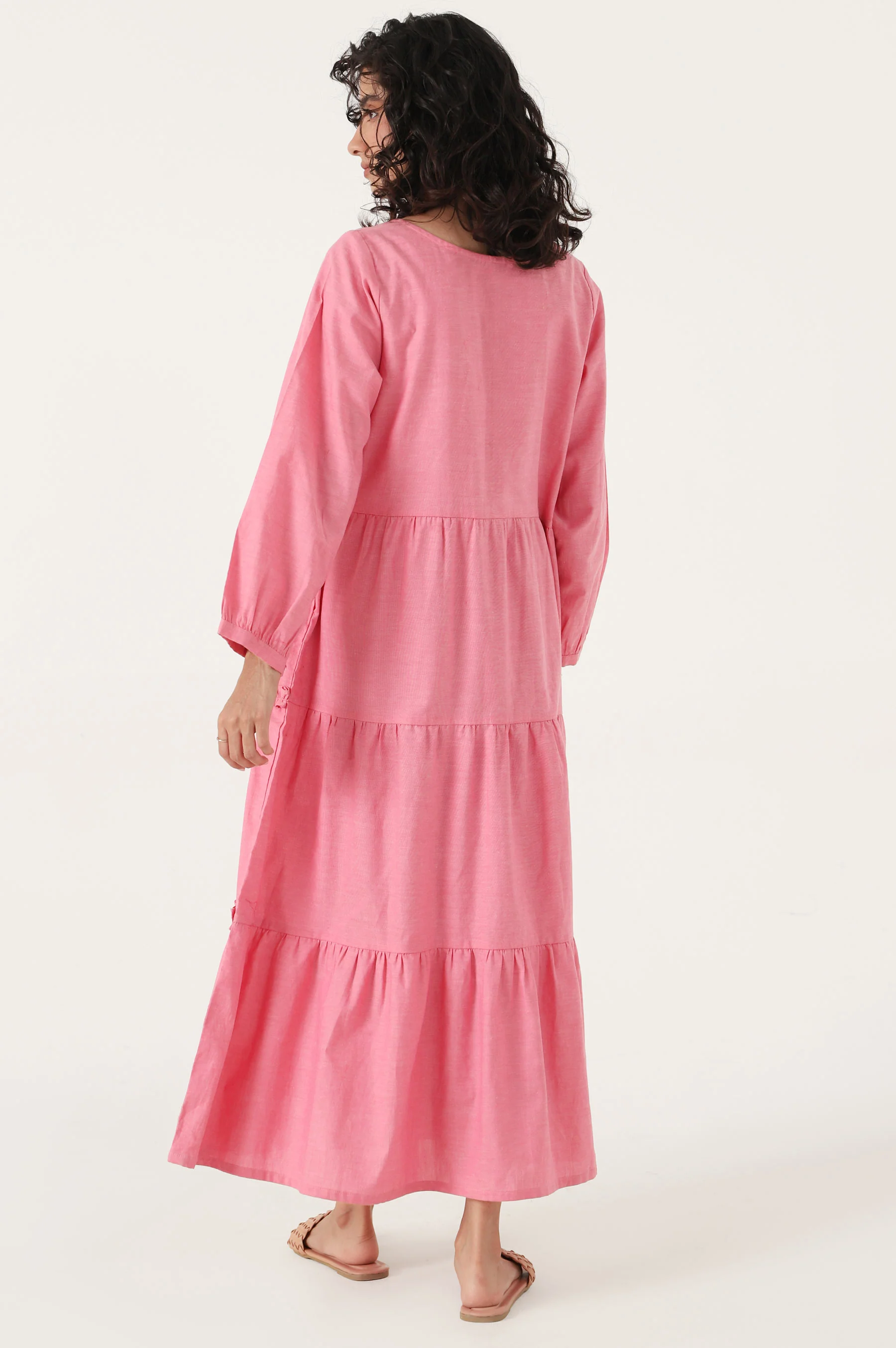 Stitched 1 Piece Yarn dyed Dress - Image 2