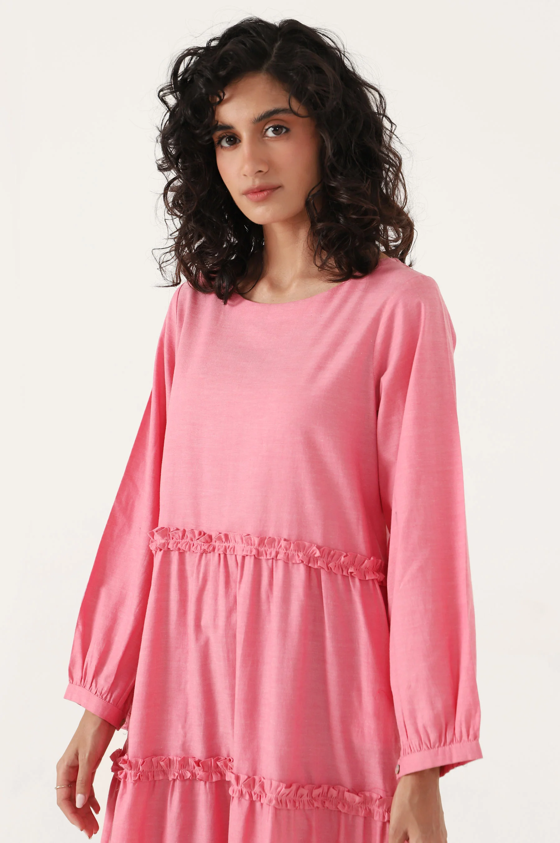 Stitched 1 Piece Yarn dyed Dress - Image 3