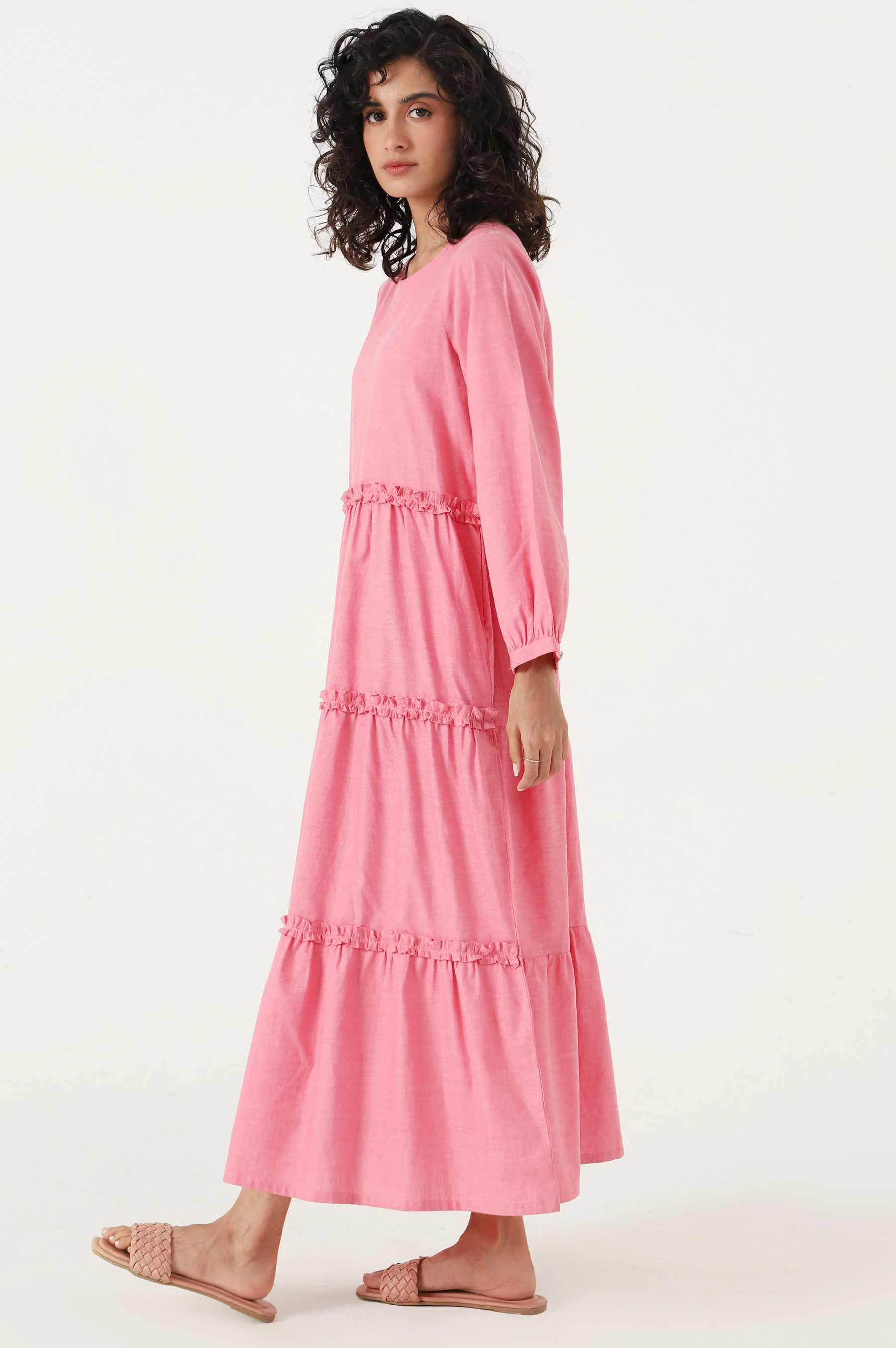 Stitched 1 Piece Yarn dyed Dress - Image 5