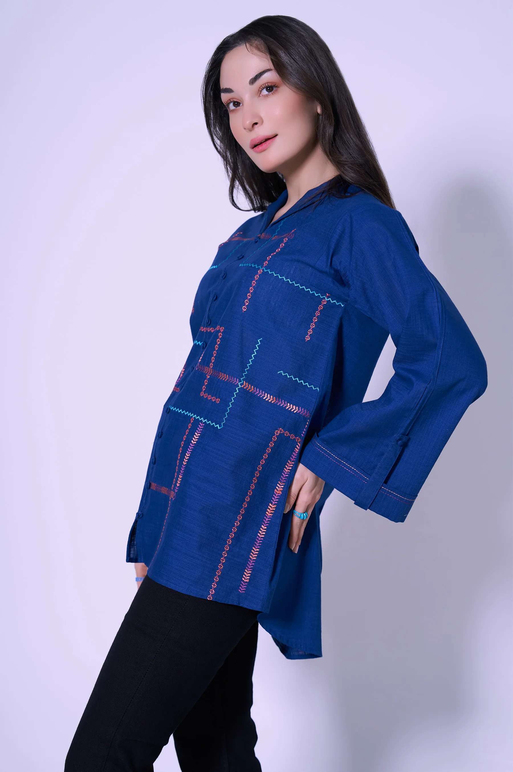 Stitched 1 Piece Brochia Top - Image 3