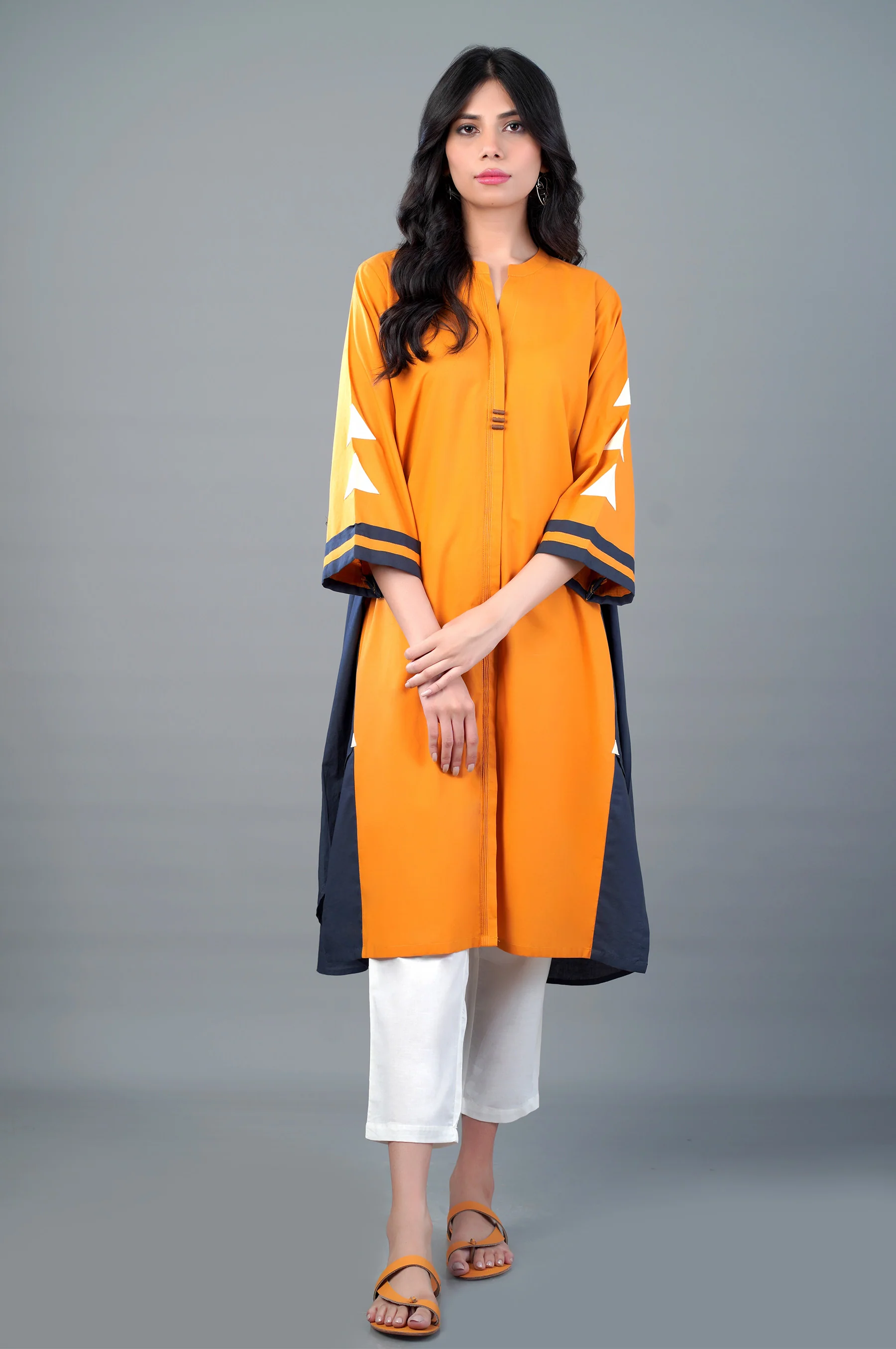 Stitched 1 Piece Cambric Shirt - Image 2