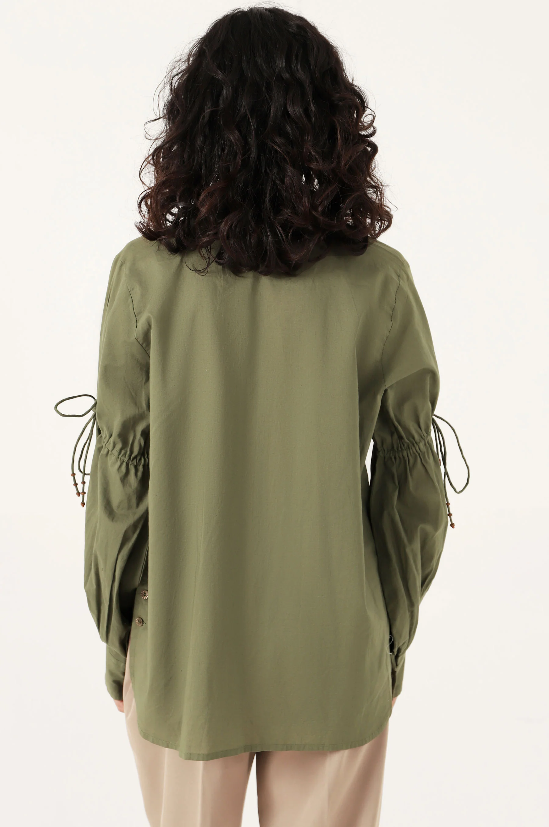 Stitched 1 Piece Cambric Printed Top - Image 2
