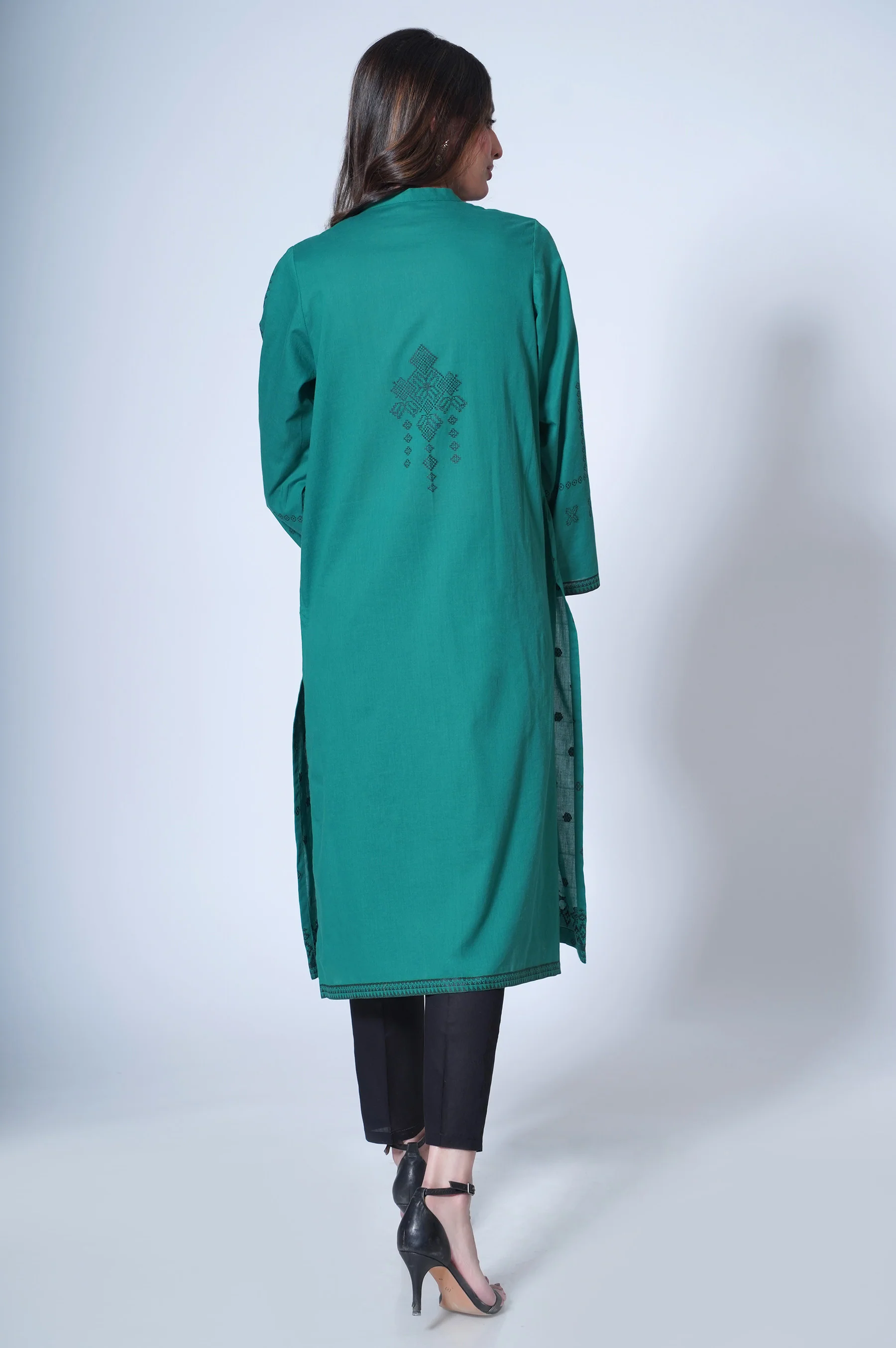 Stitched 1 Piece Jacquard Shirt - Image 5