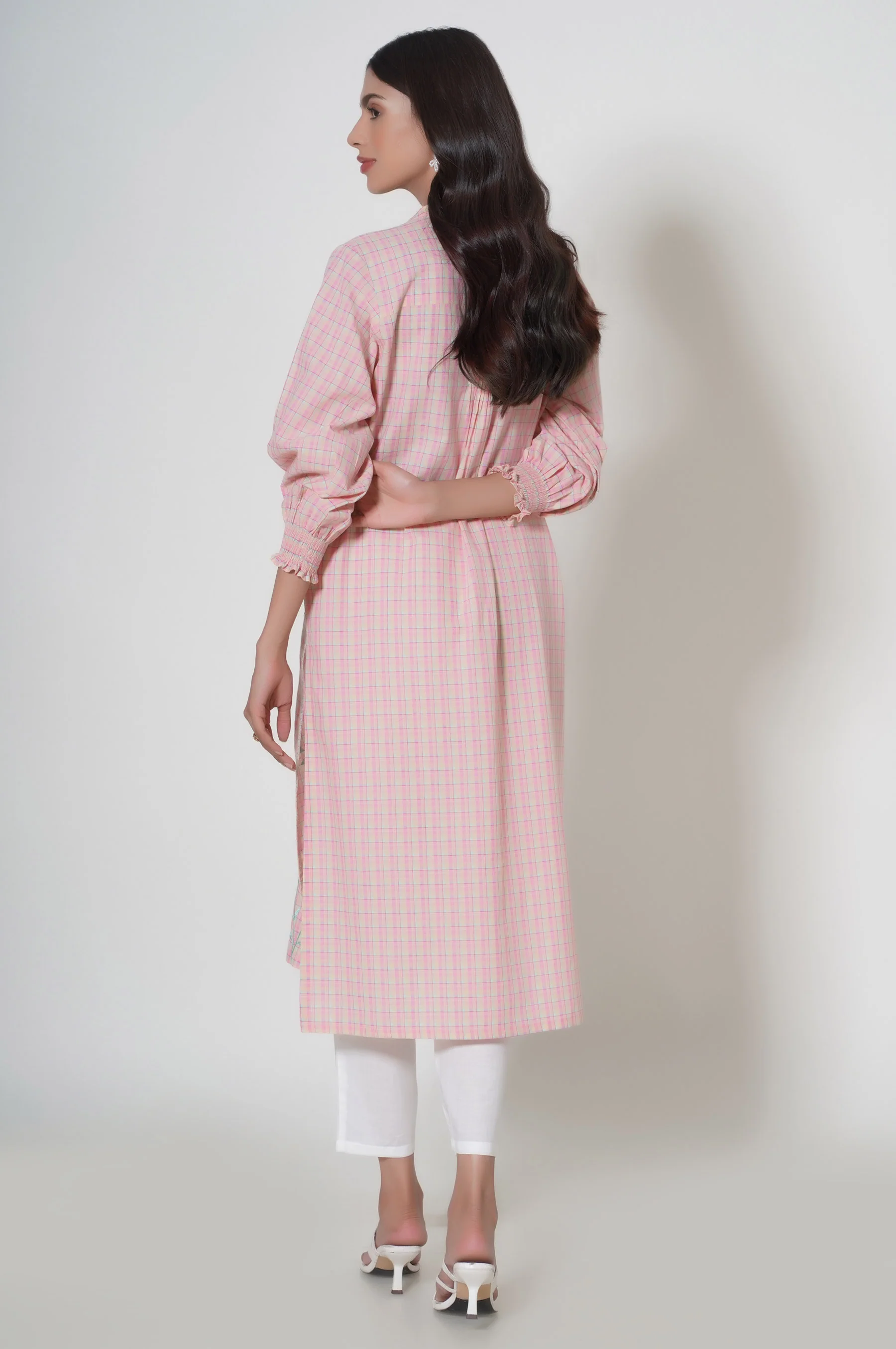 Stitched 1 Piece Yarn Dyed Shirt - Image 5