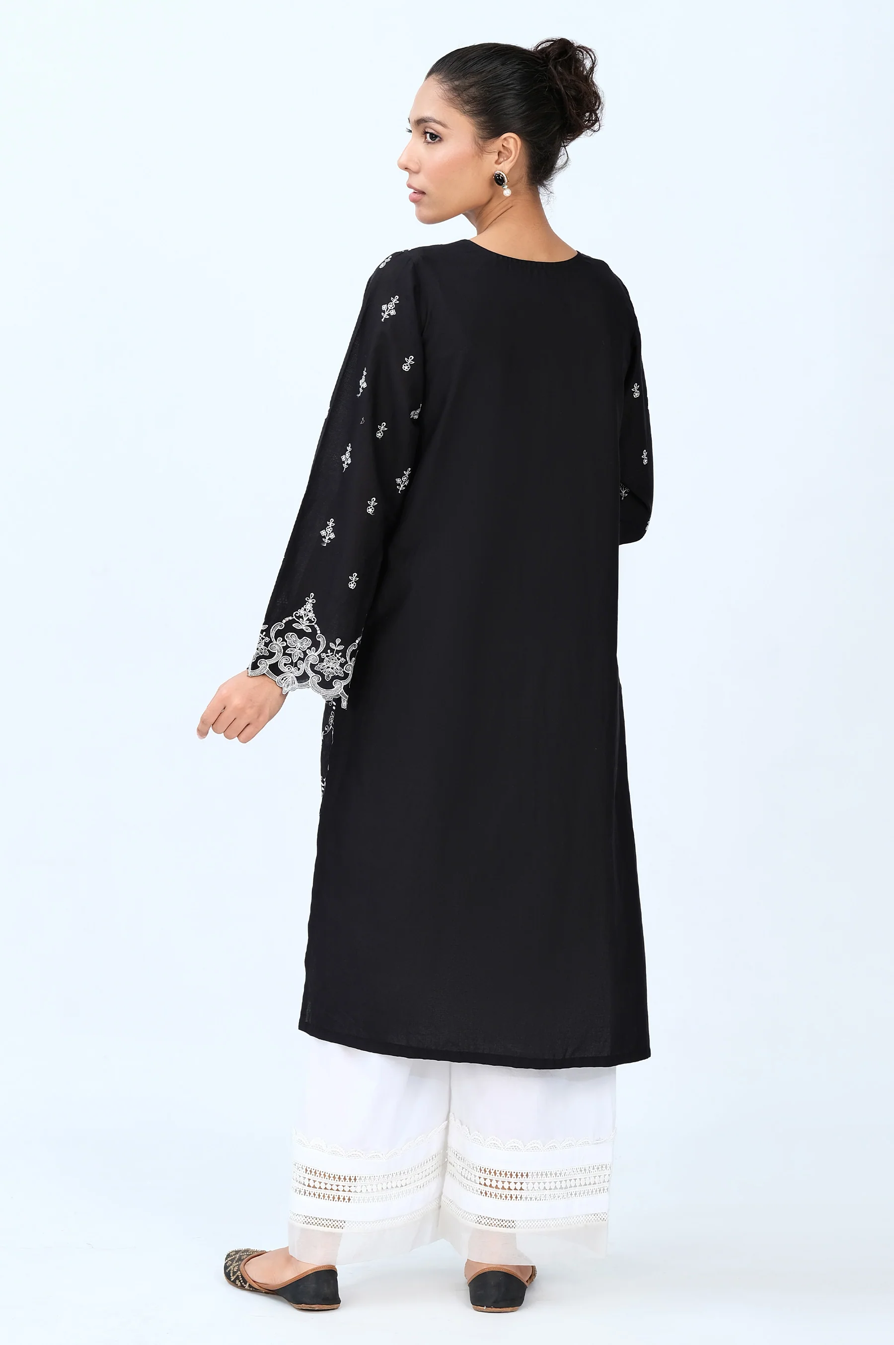 Stitched 1 Piece Chikankari Lawn Shirt - Image 4