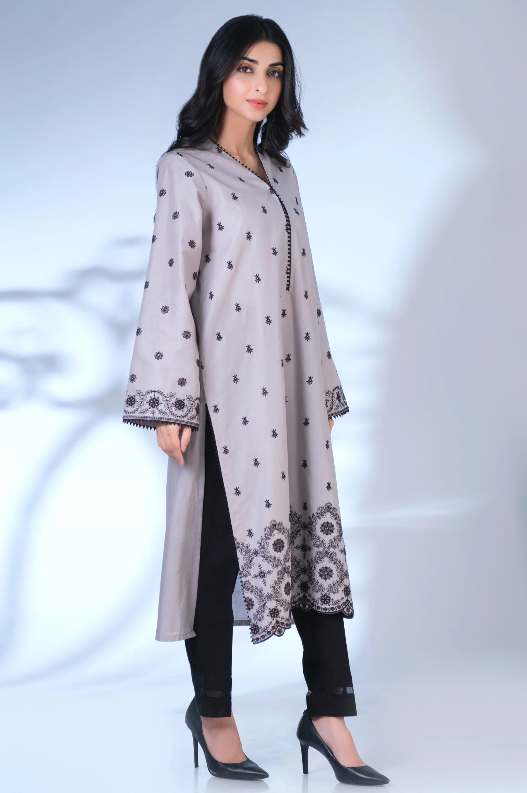 Stitched 1 Piece Chikankari Shirt - Image 2