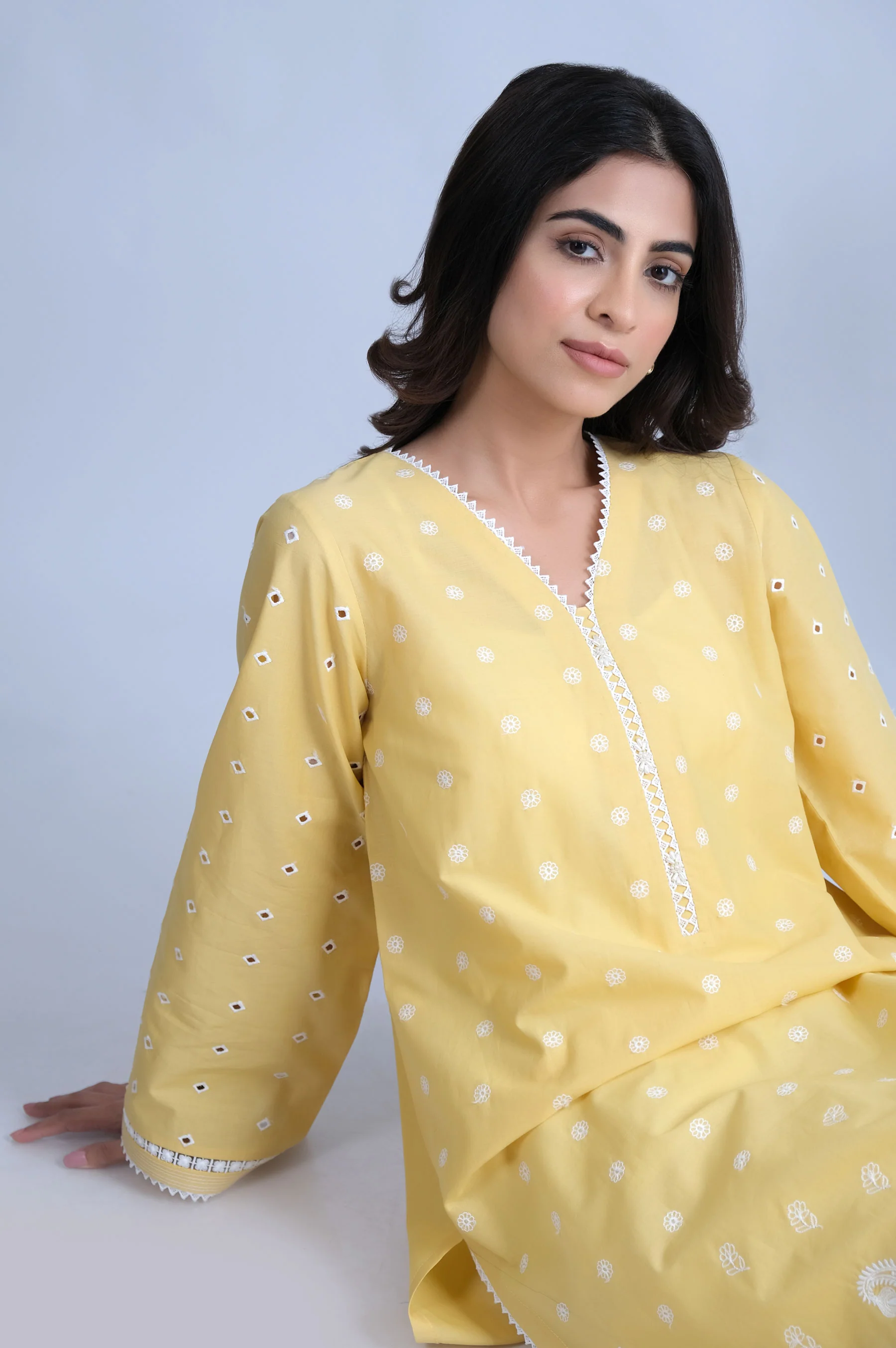 Stitched 1 Piece Chikankari Lawn Shirt