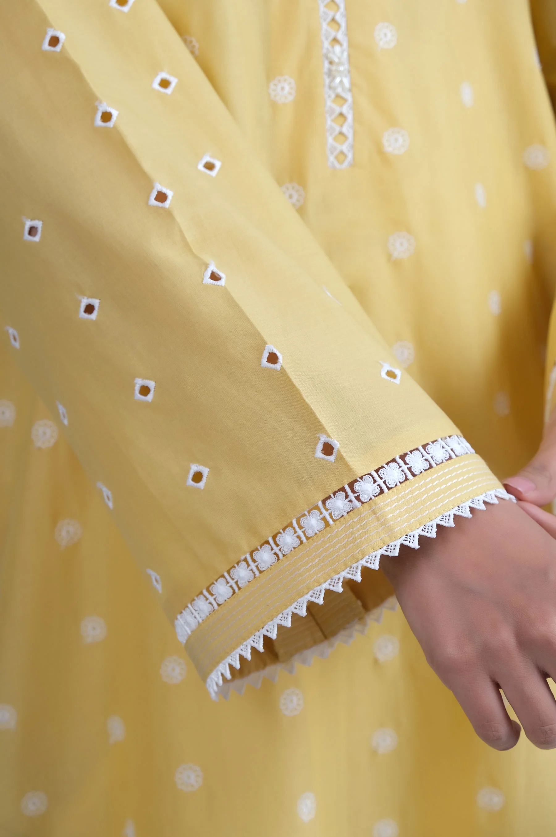 Stitched 1 Piece Chikankari Lawn Shirt - Image 5