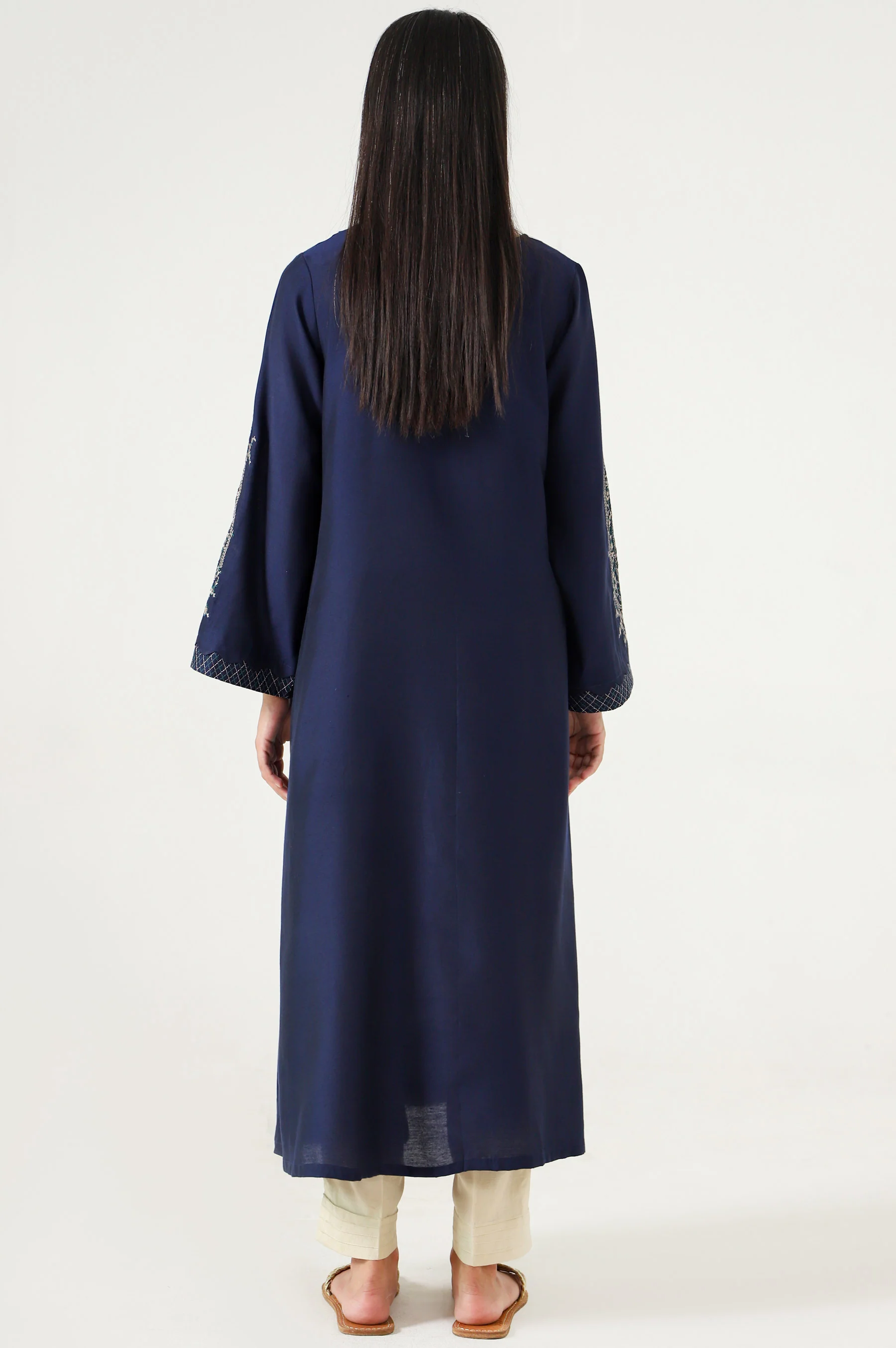 Stitched 1 Piece Cotton Silk Shirt - Image 2