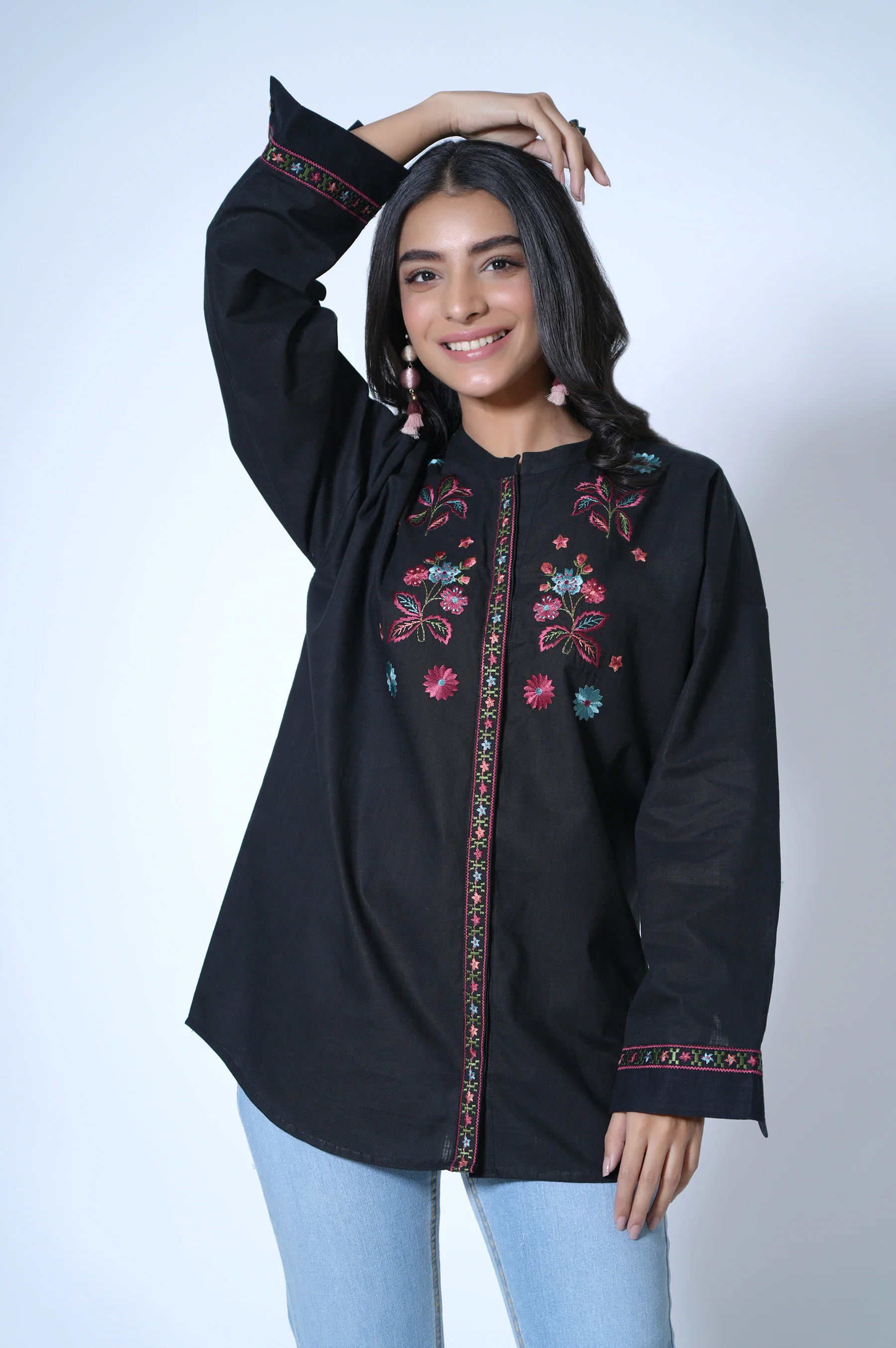 Stitched 1 Piece Cotton Slub Top