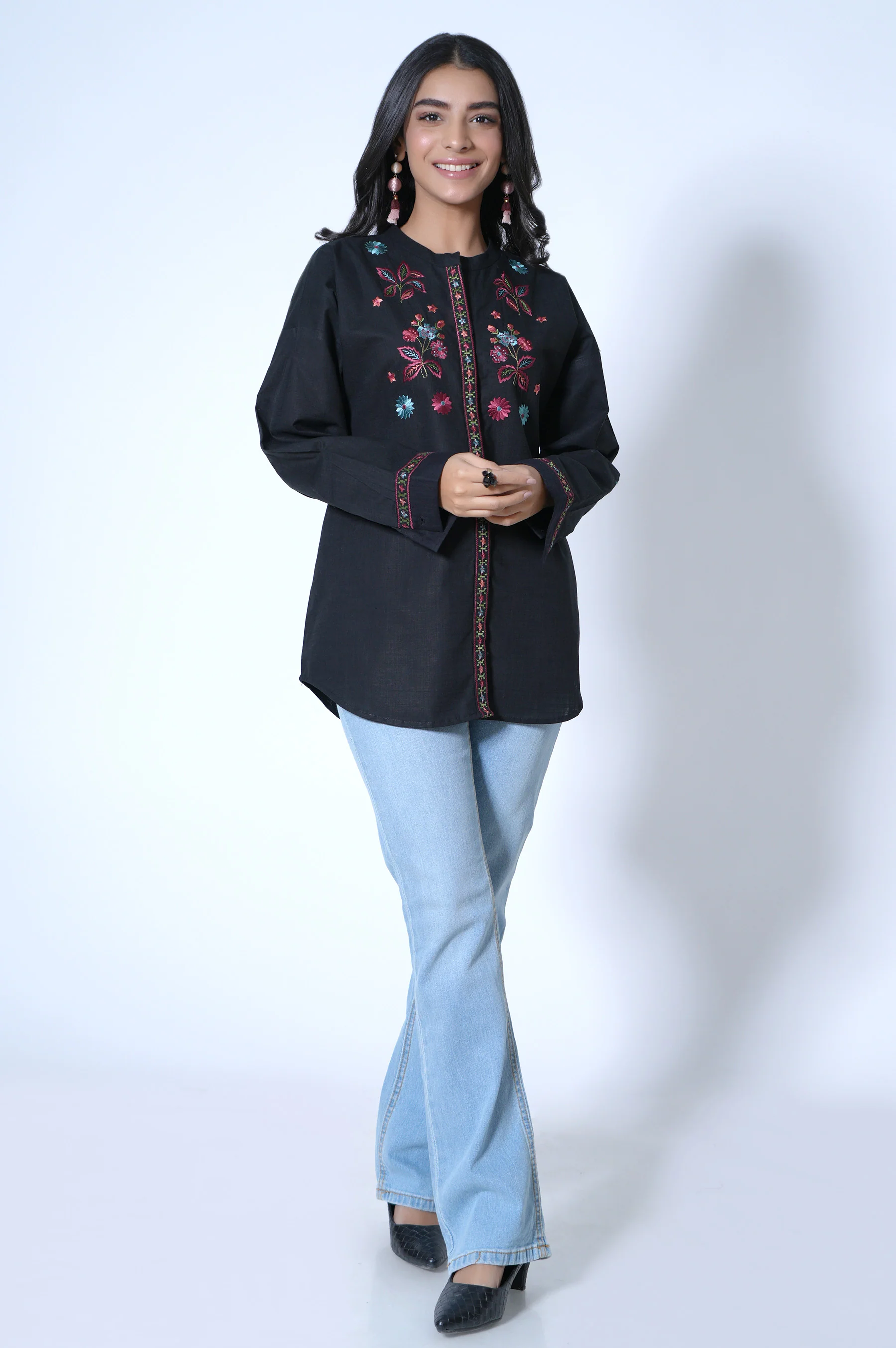 Stitched 1 Piece Cotton Slub Top - Image 2