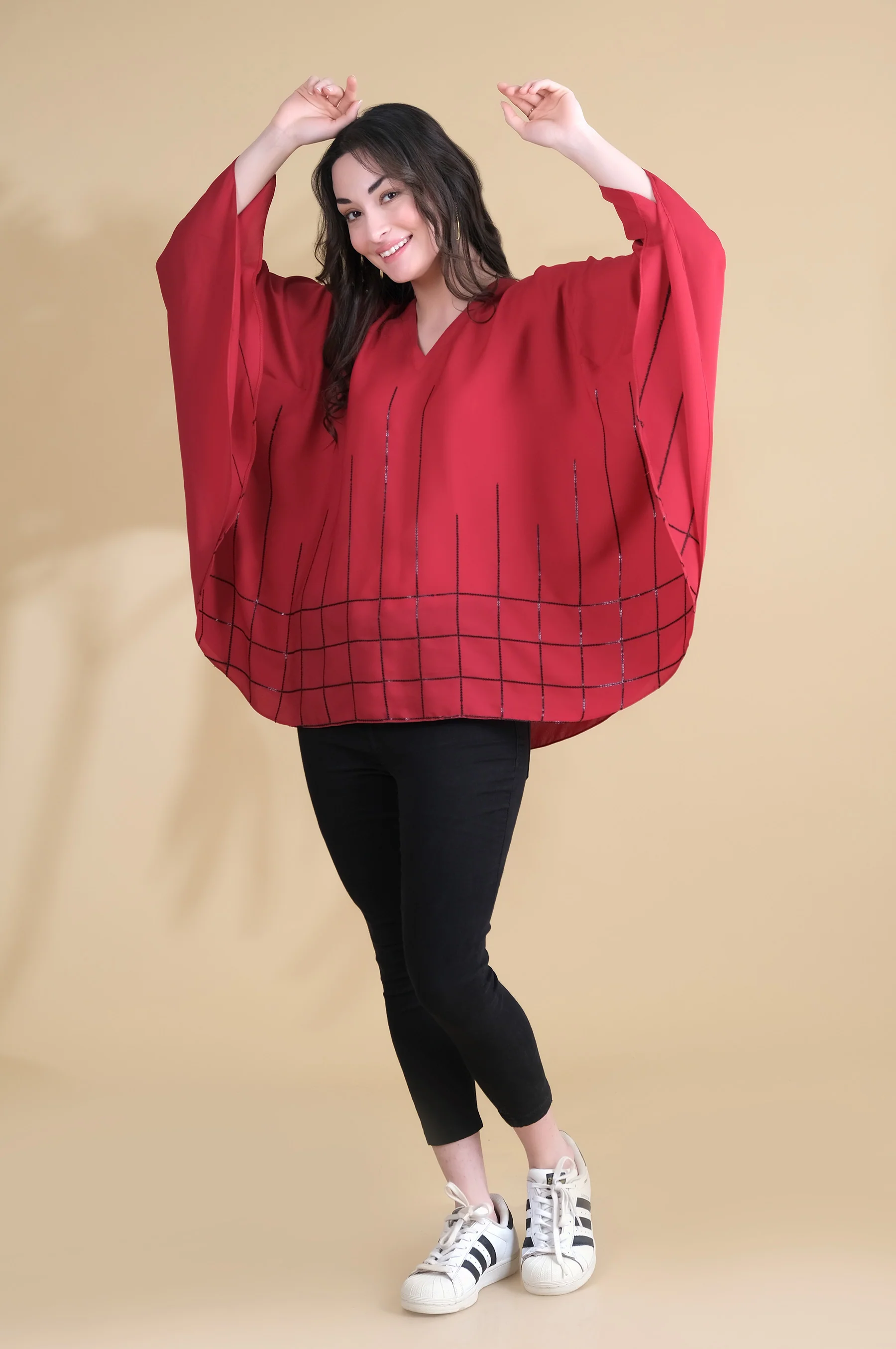 Stitched 1 Piece Crepe Top - Image 5