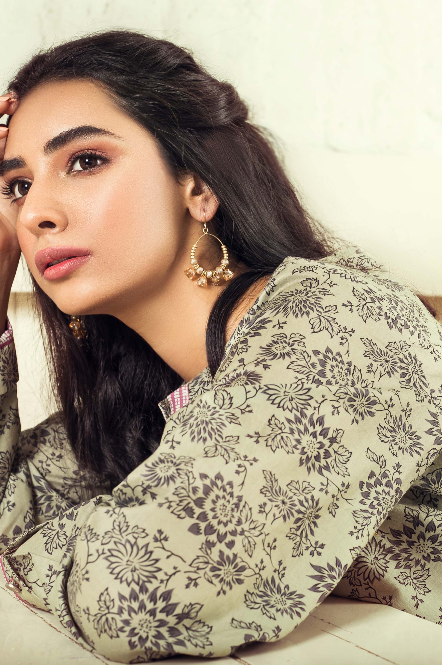 Stitched 1 Piece Digital Printed Cambric Shirt - Image 3