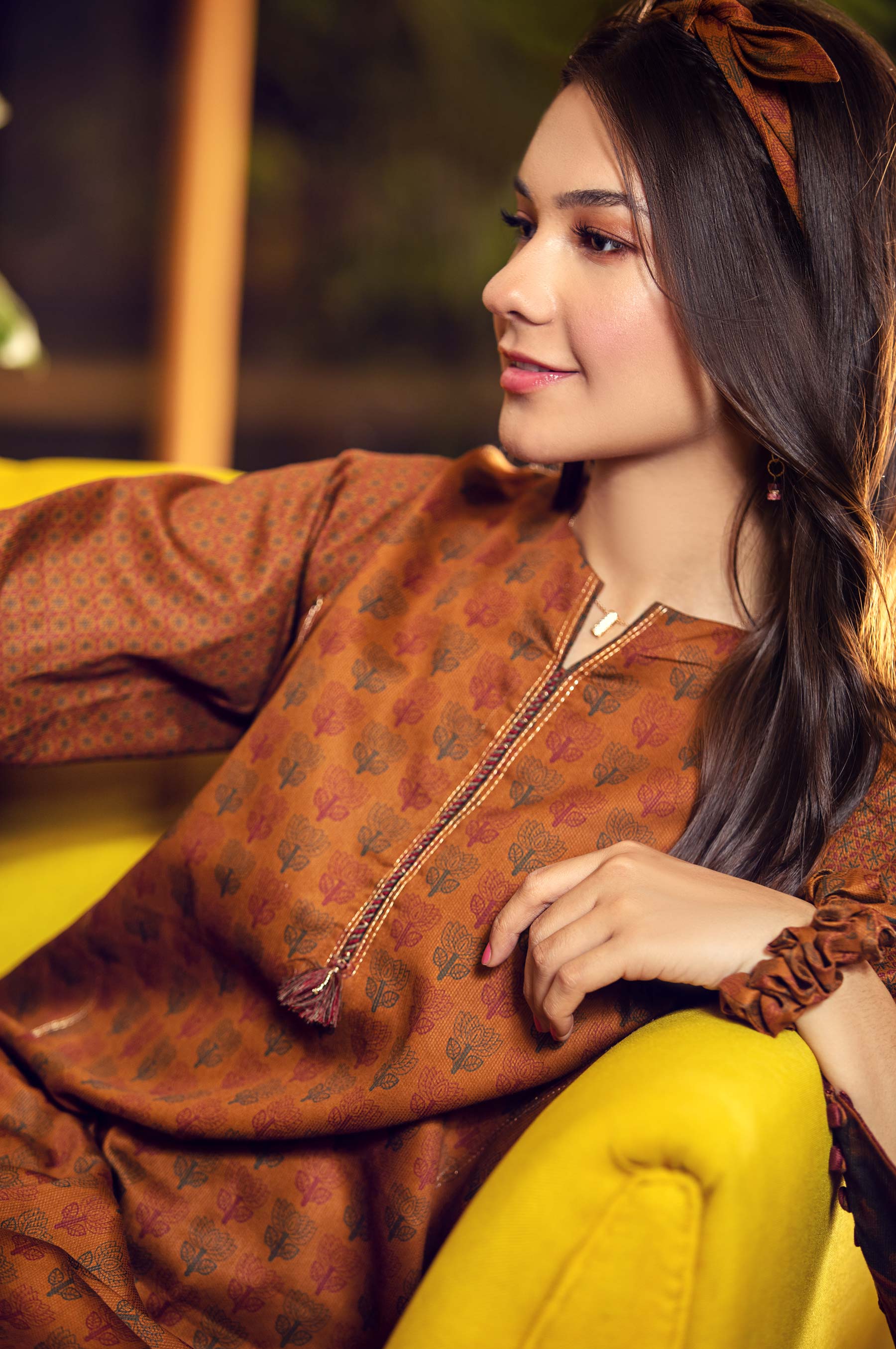 Stitched 1 Piece Digital Printed Cottel Shirt - Image 4