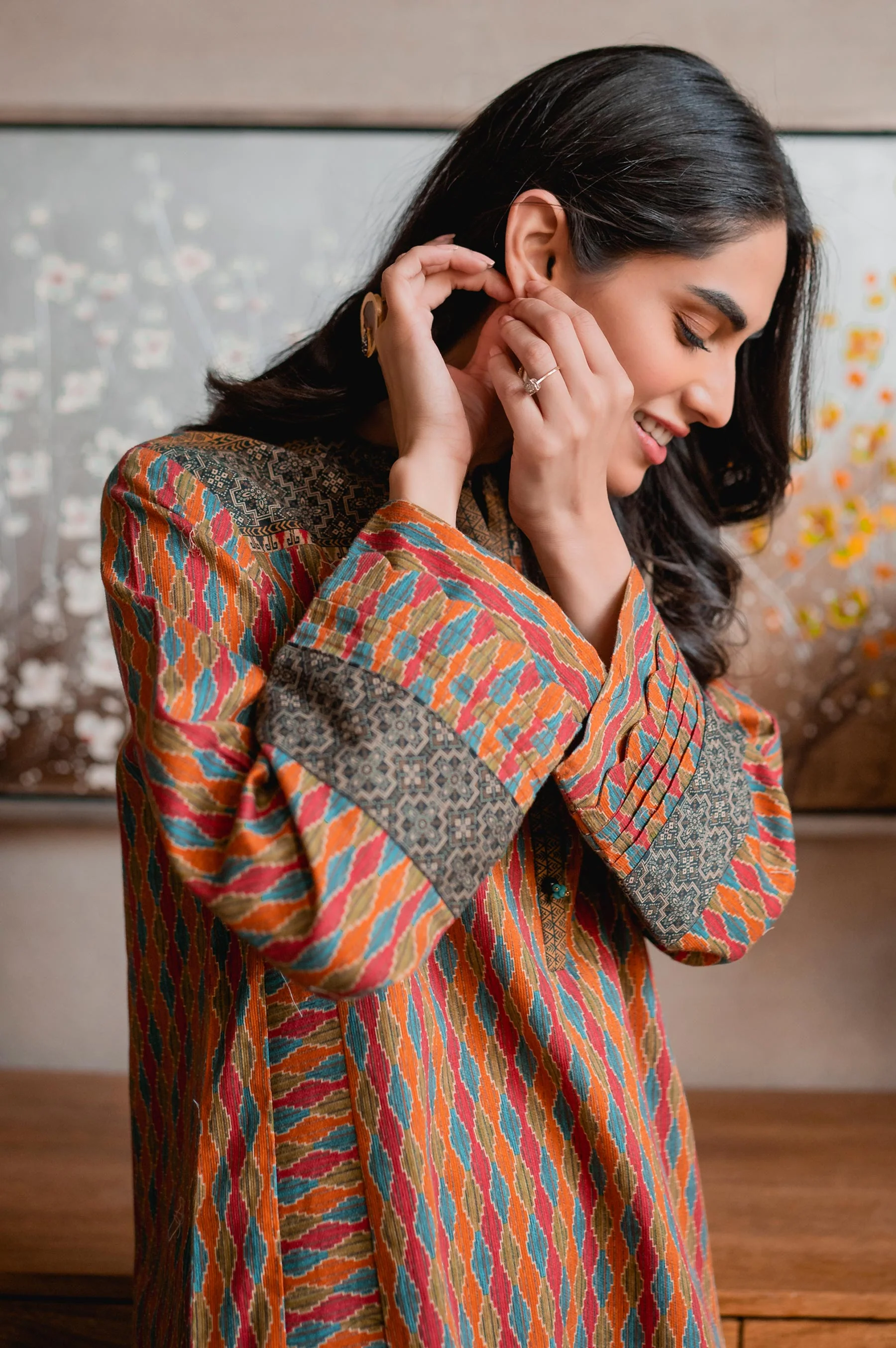 Stitched 1 Piece Digital Printed Cottel Shirt - Image 4