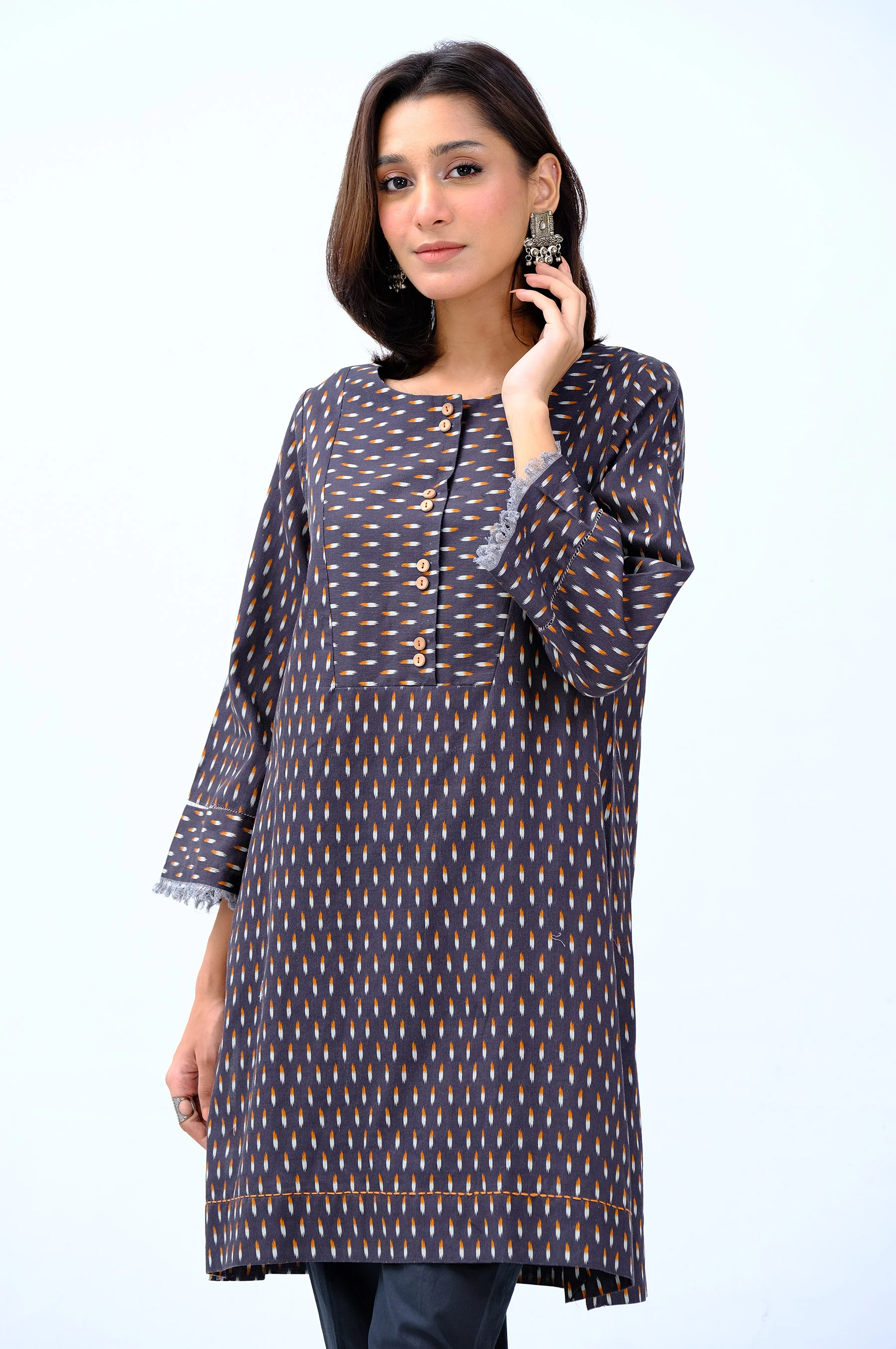 Stitched 1 Piece Digital Printed Cottel Shirt