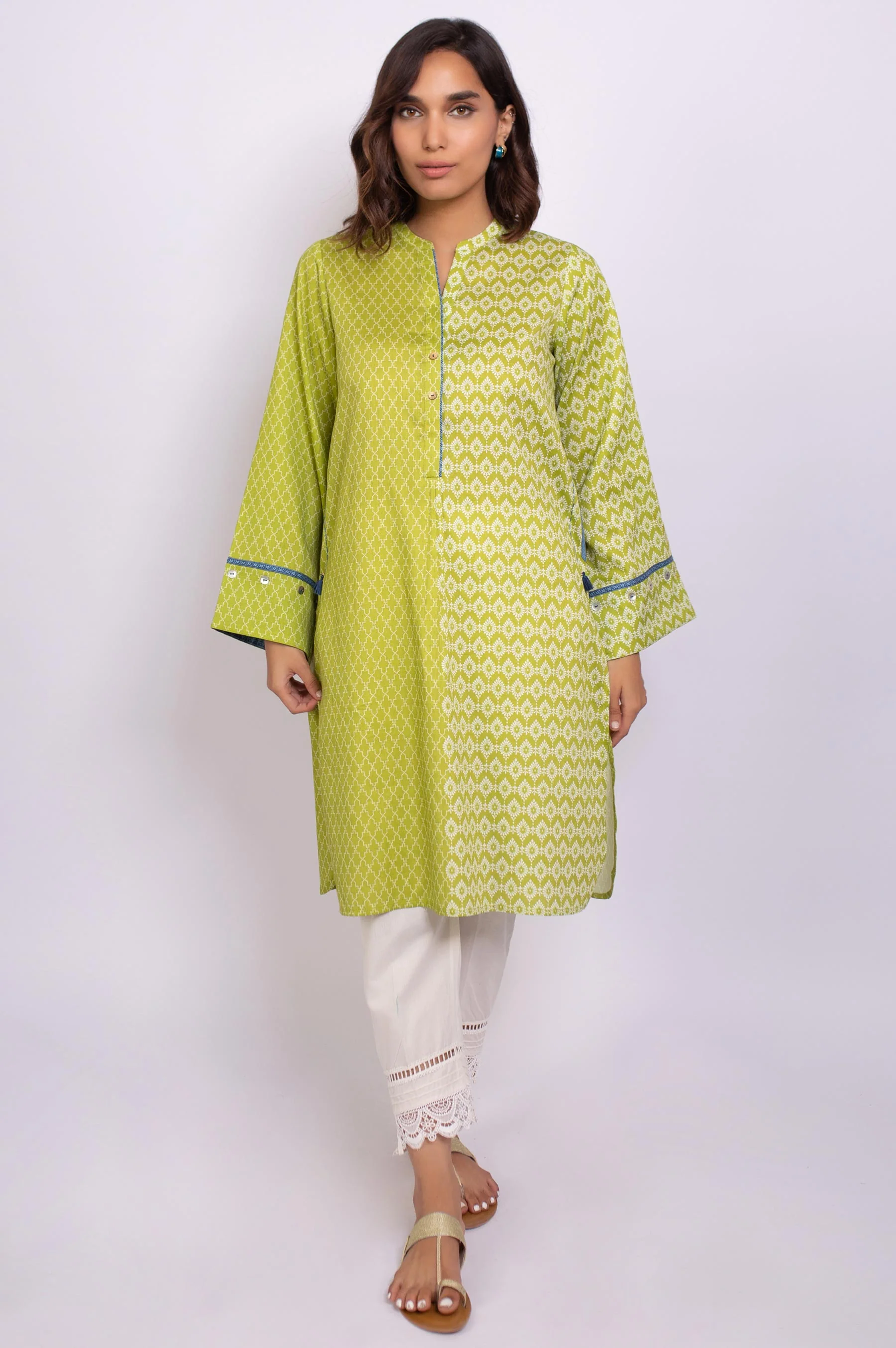 Stitched 1 Piece Digital Printed Cottel Shirt
