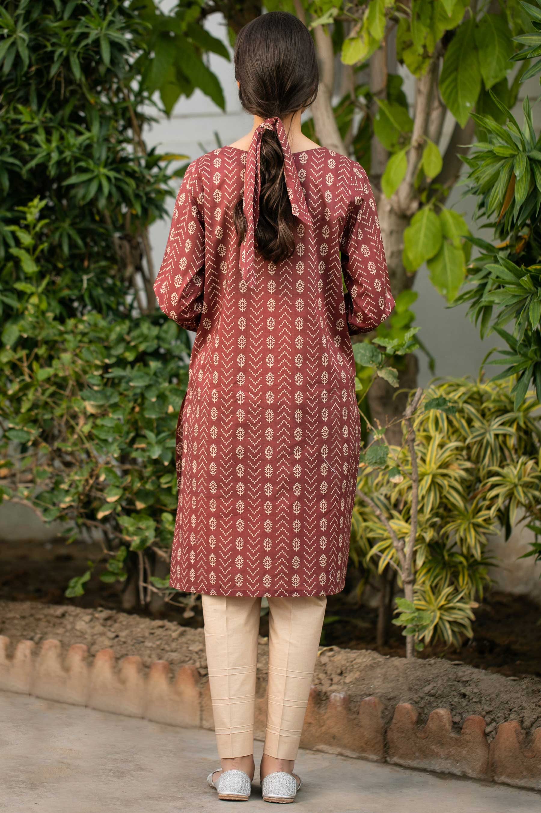 Stitched 1 Piece Digital Printed Doria Lawn Shirt - Image 2