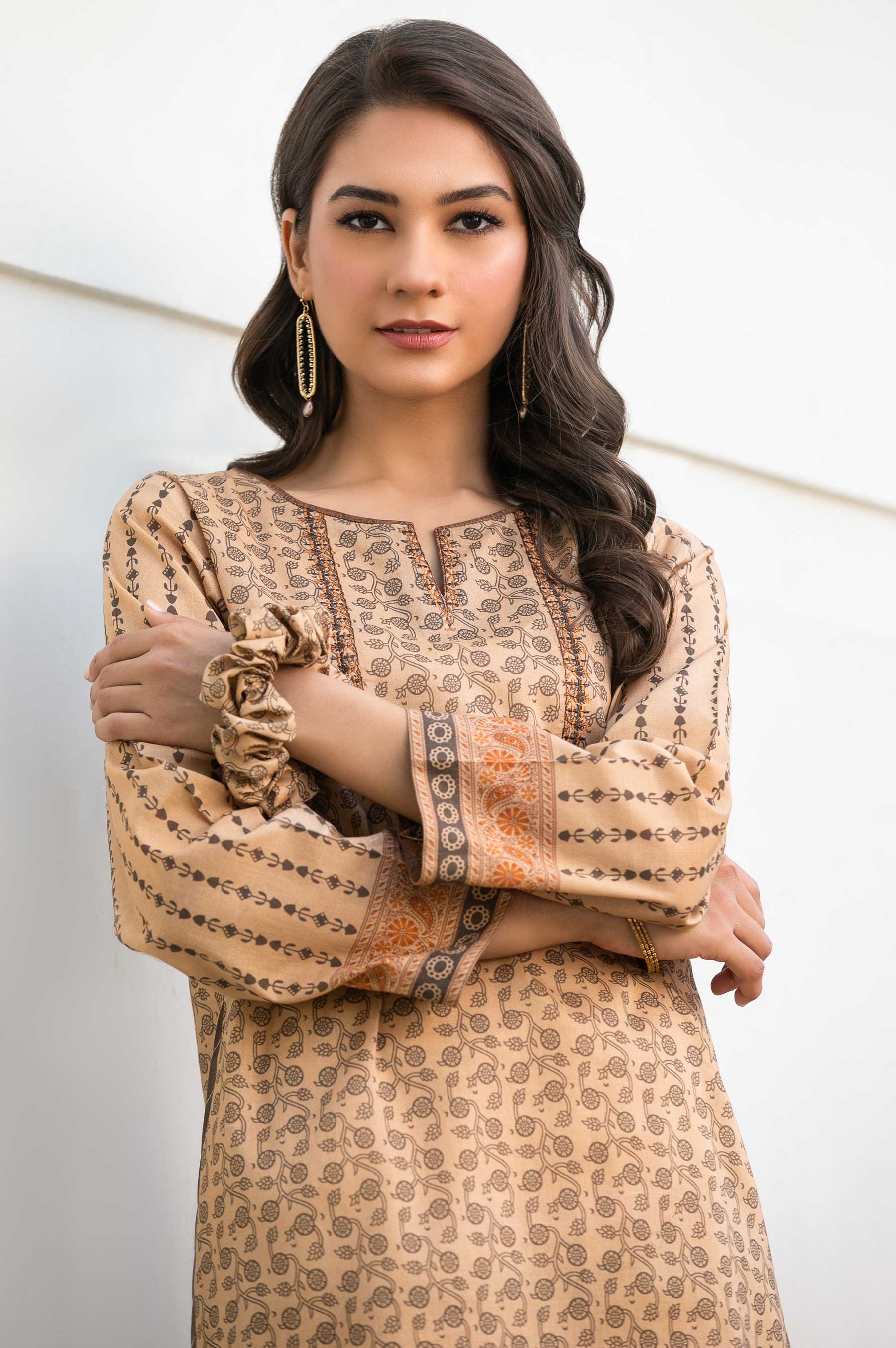 Stitched 1 Piece Digital Printed Doria Lawn Shirt - Image 3