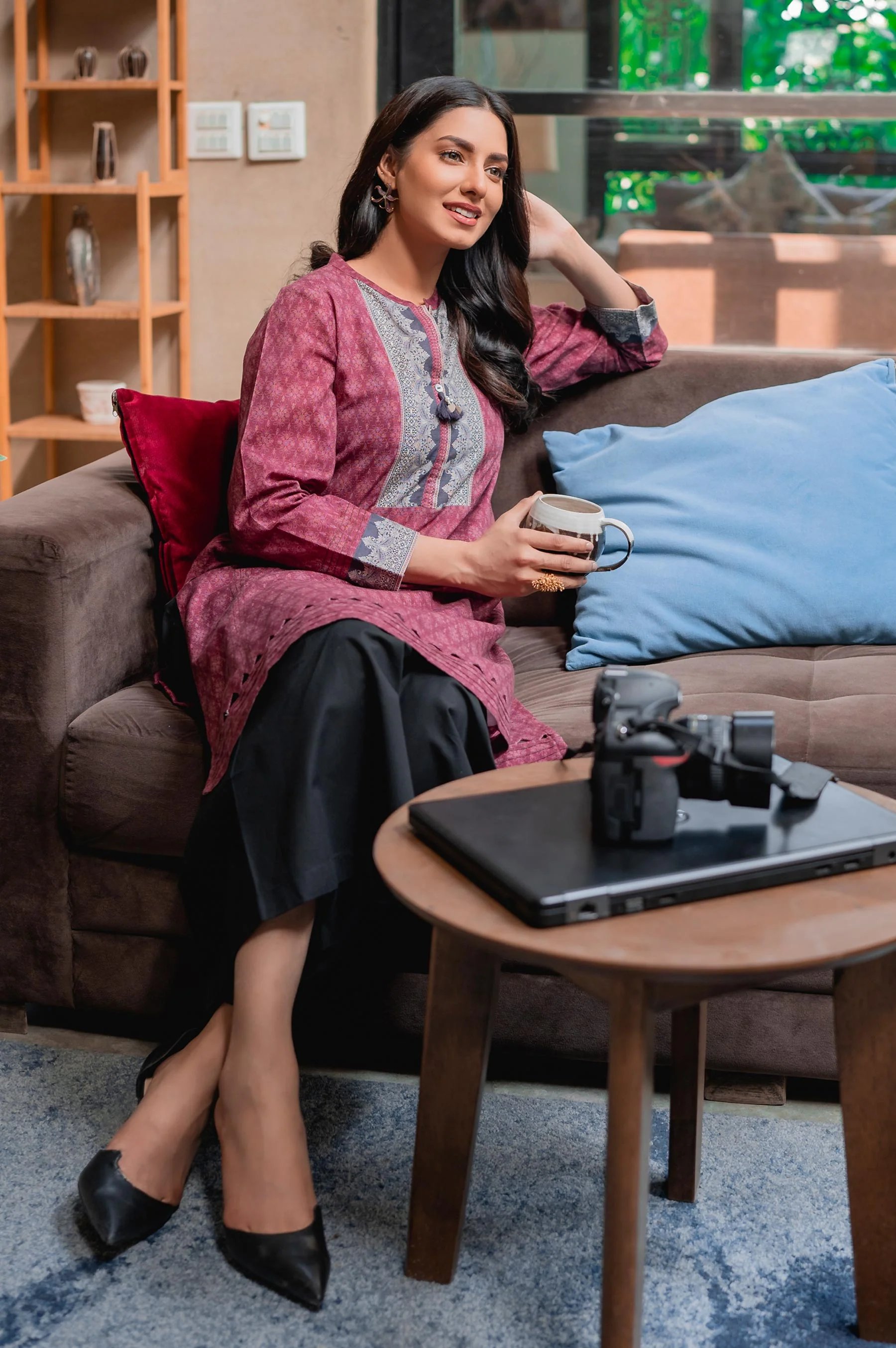 Stitched 1 Piece Digital Printed Khaddar Shirt - Image 4