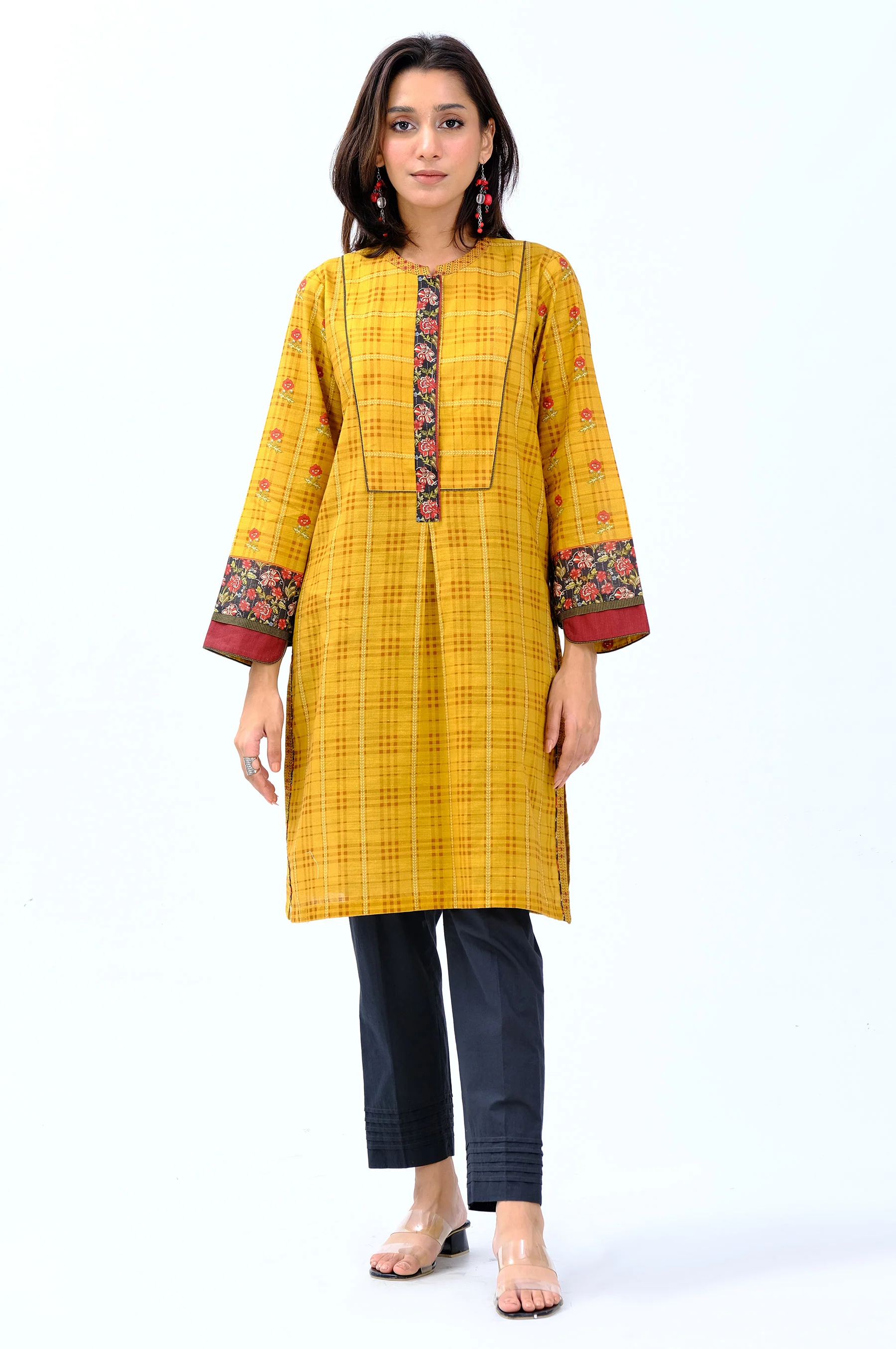 Stitched 1 Piece Digital Printed Khaddar Shirt - Image 2