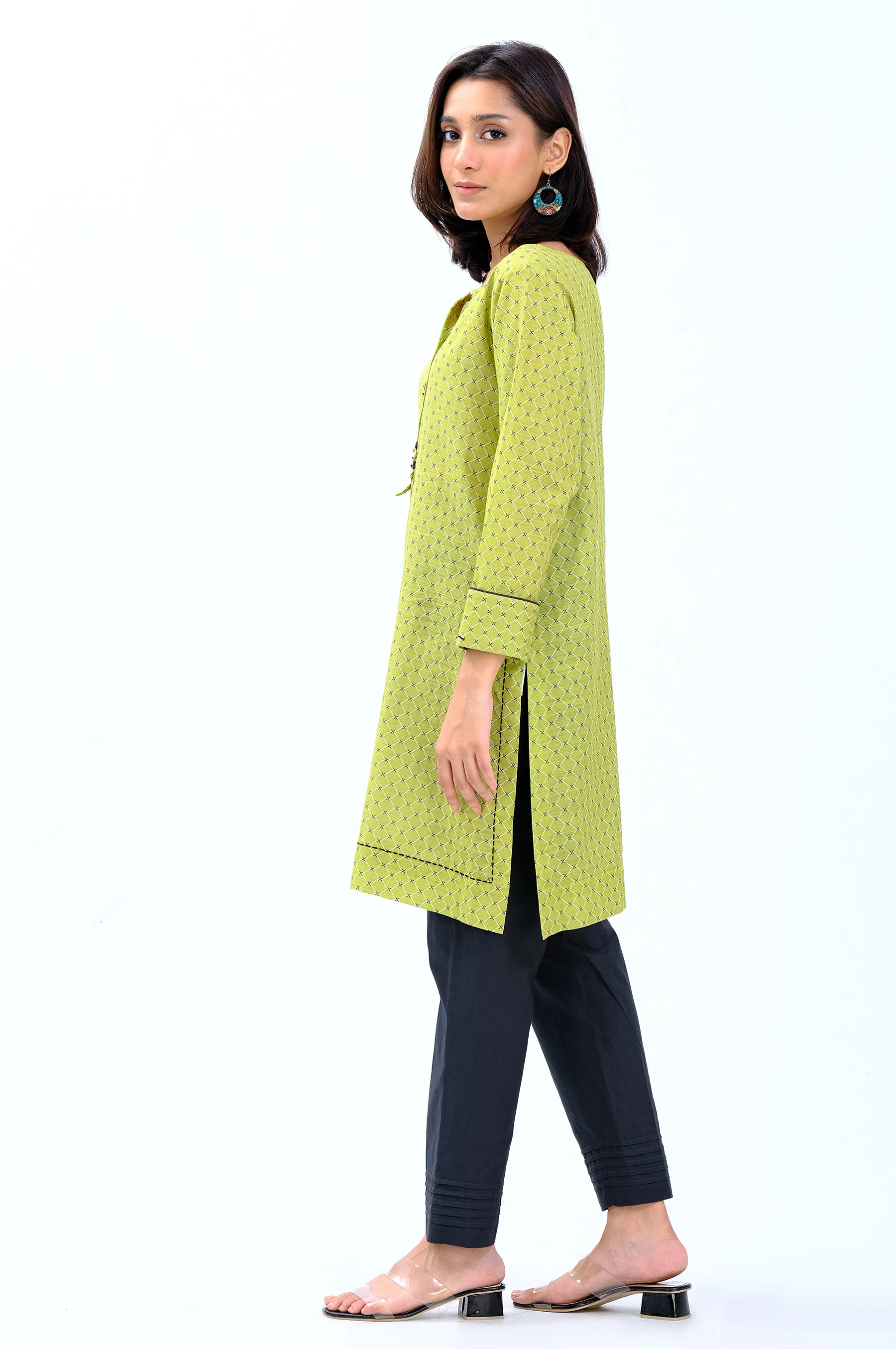Stitched 1 Piece Digital Printed Khaddar Shirt - Image 4