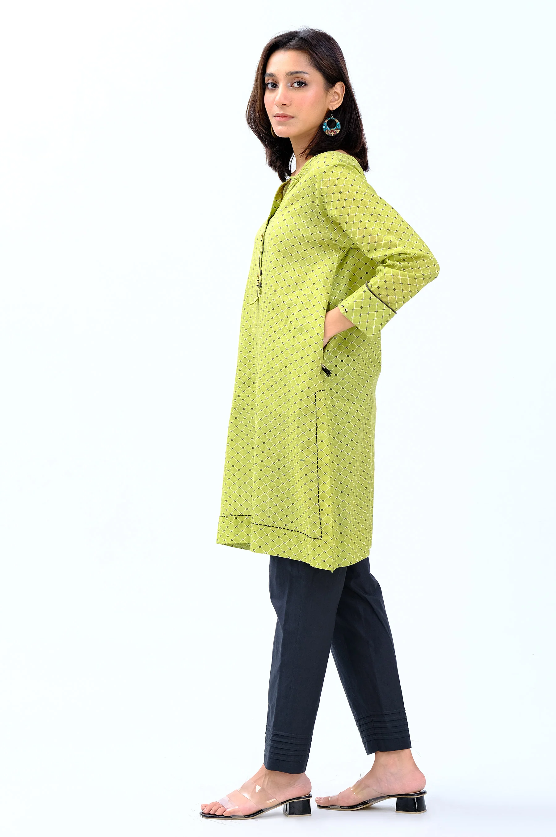 Stitched 1 Piece Digital Printed Khaddar Shirt - Image 6