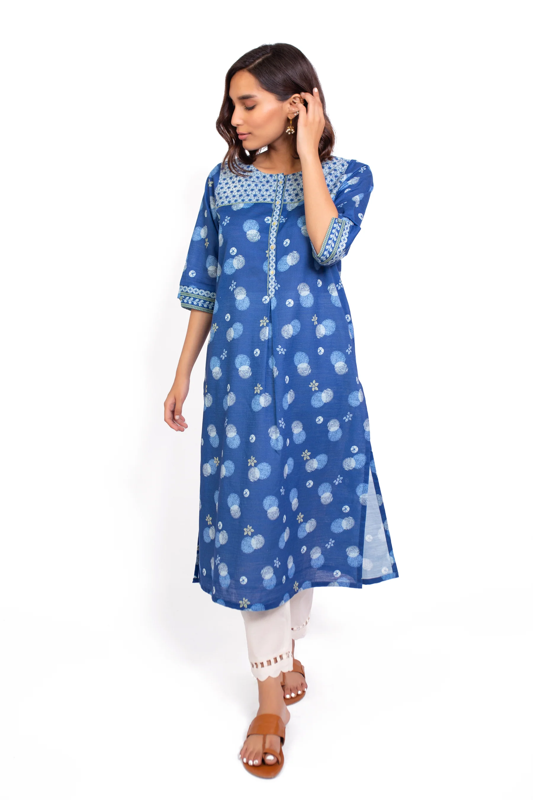 Stitched 1 Piece Digital Printed Khaddar Shirt - Image 2