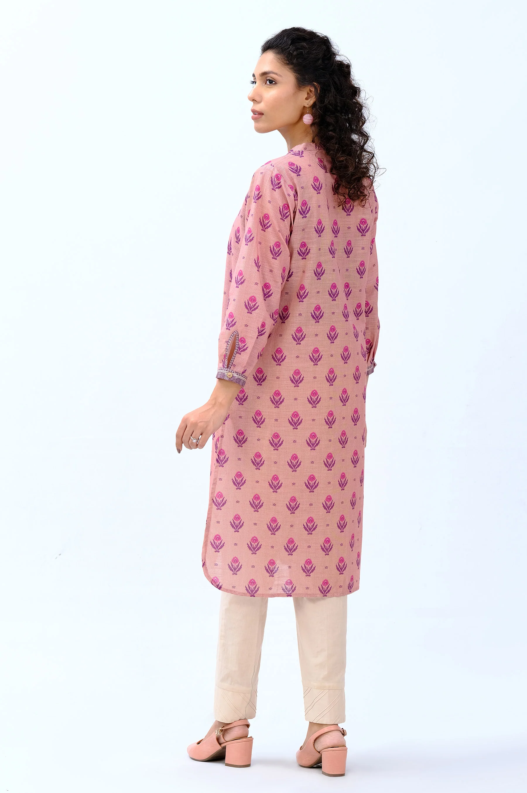 Stitched 1 Piece Digital Printed Khaddar Shirt - Image 2