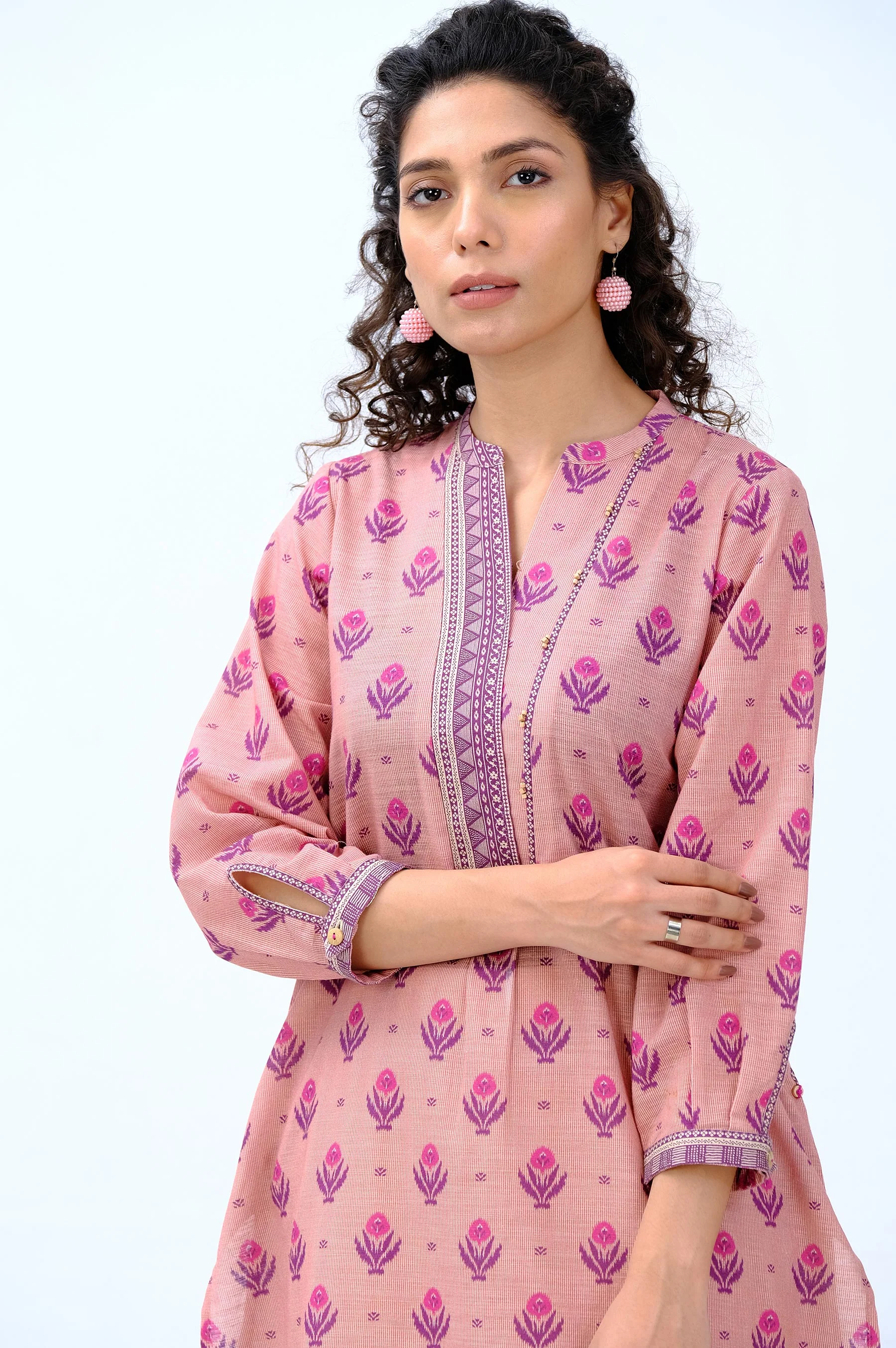 Stitched 1 Piece Digital Printed Khaddar Shirt - Image 3