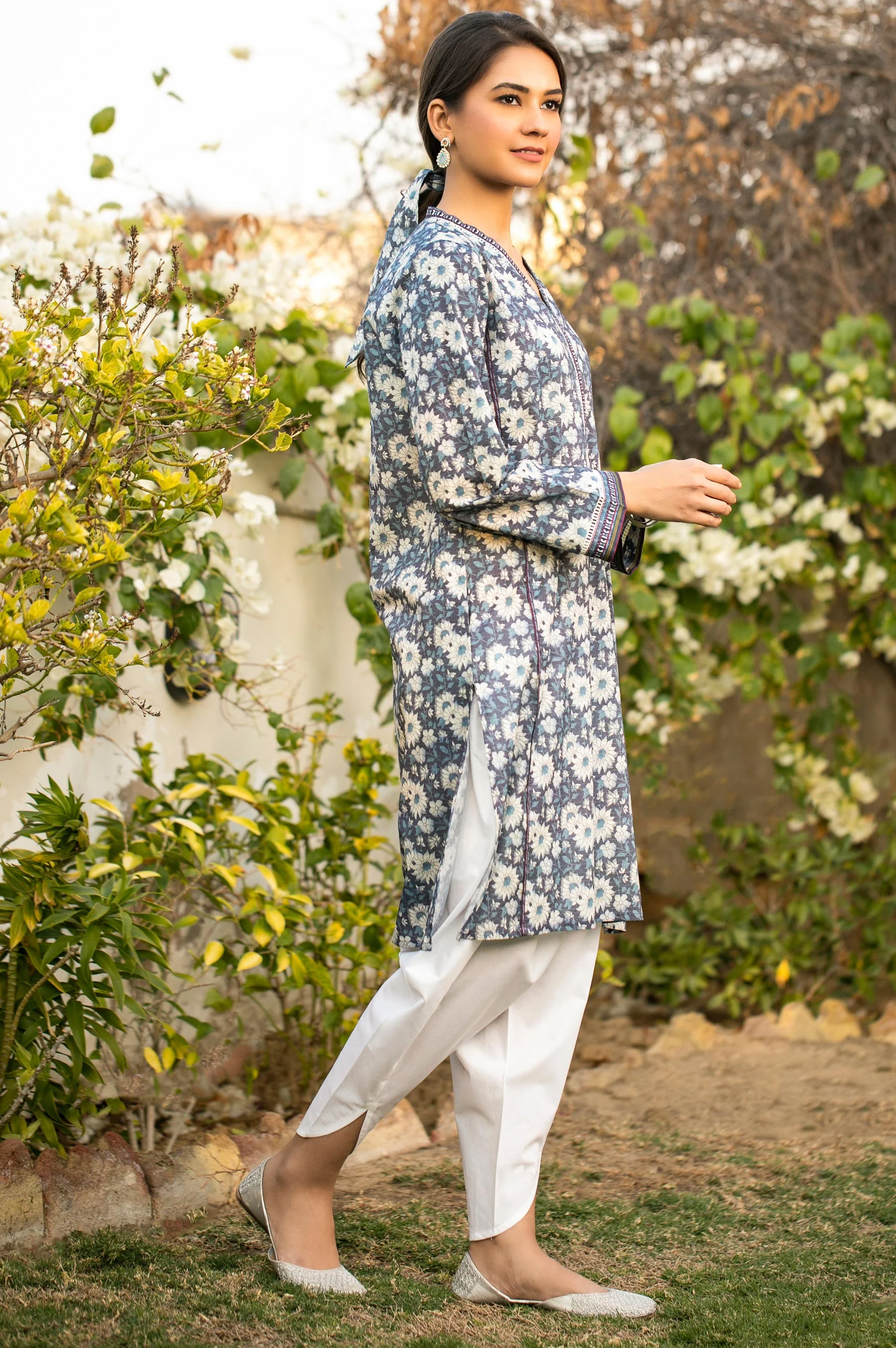 Stitched 1 Piece Digital Printed Lawn Shirt - Image 2