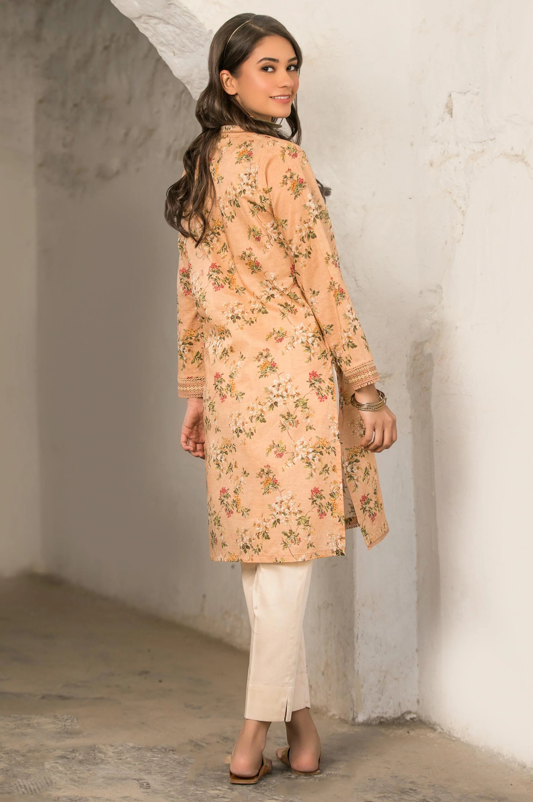 Stitched 1 Piece Digital Printed Lawn Shirt - Image 4