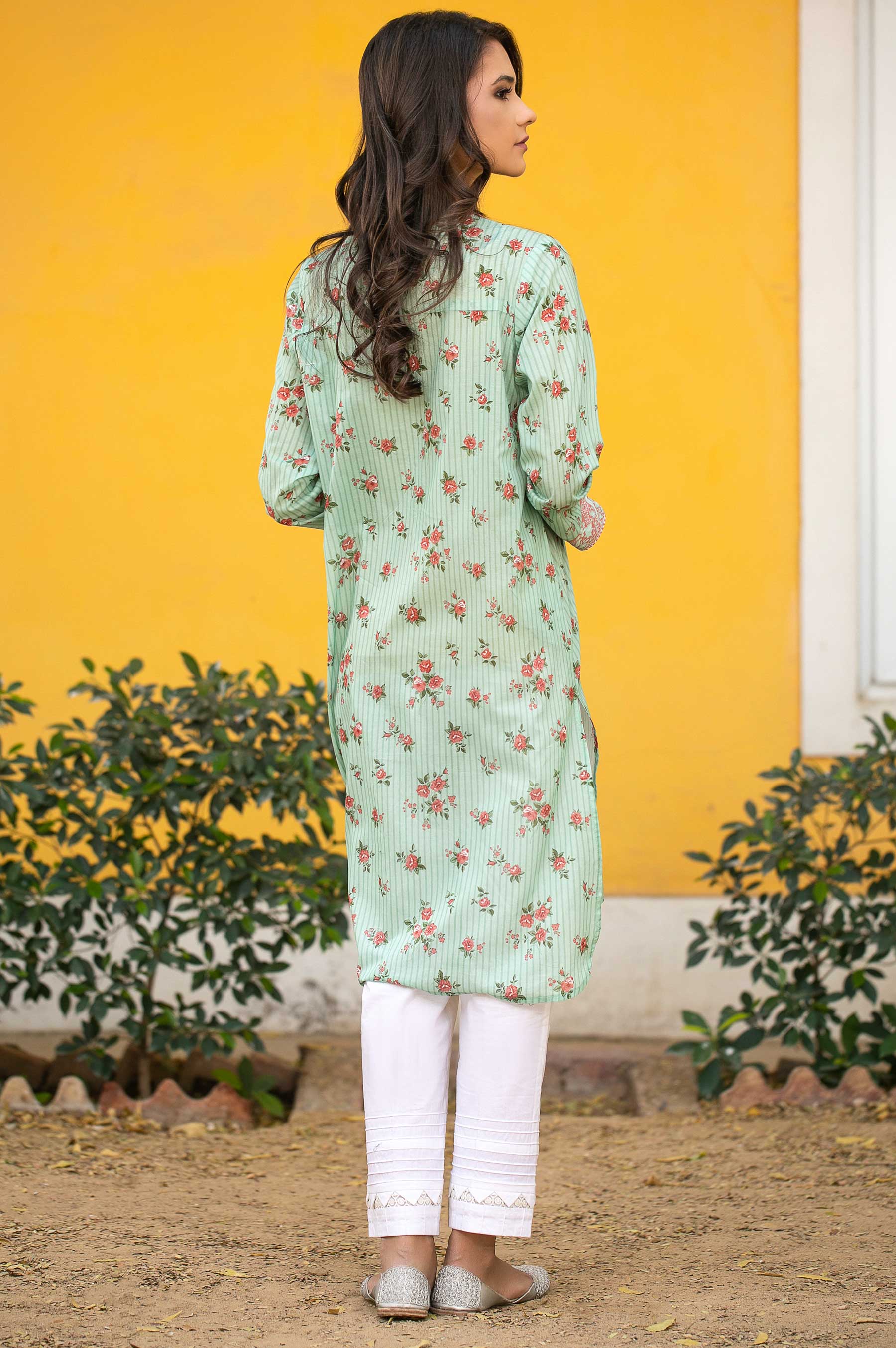 Stitched 1 Piece Digital Printed Lawn Shirt - Image 2