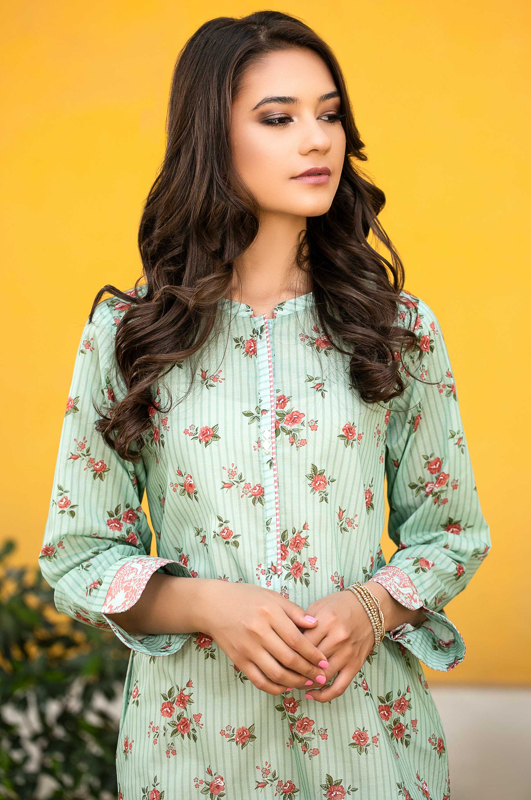 Stitched 1 Piece Digital Printed Lawn Shirt - Image 3