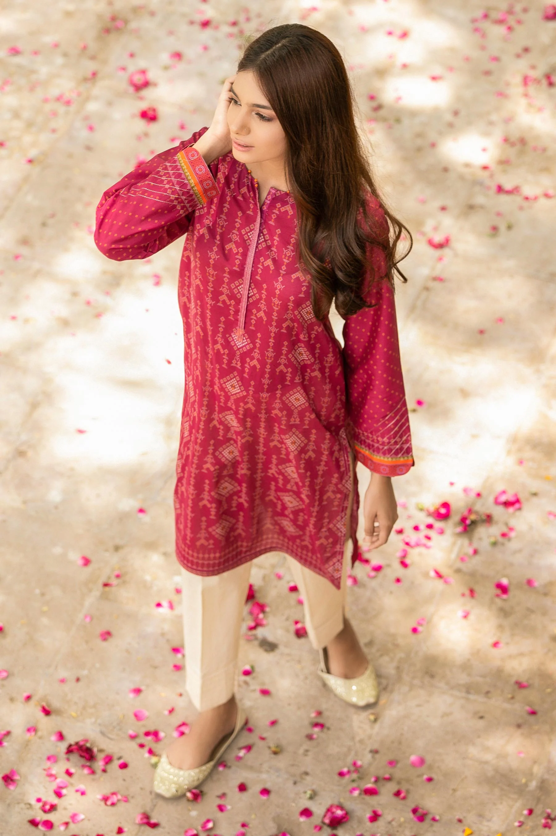 Stitched 1 Piece Digital Printed Lawn Shirt - Image 3
