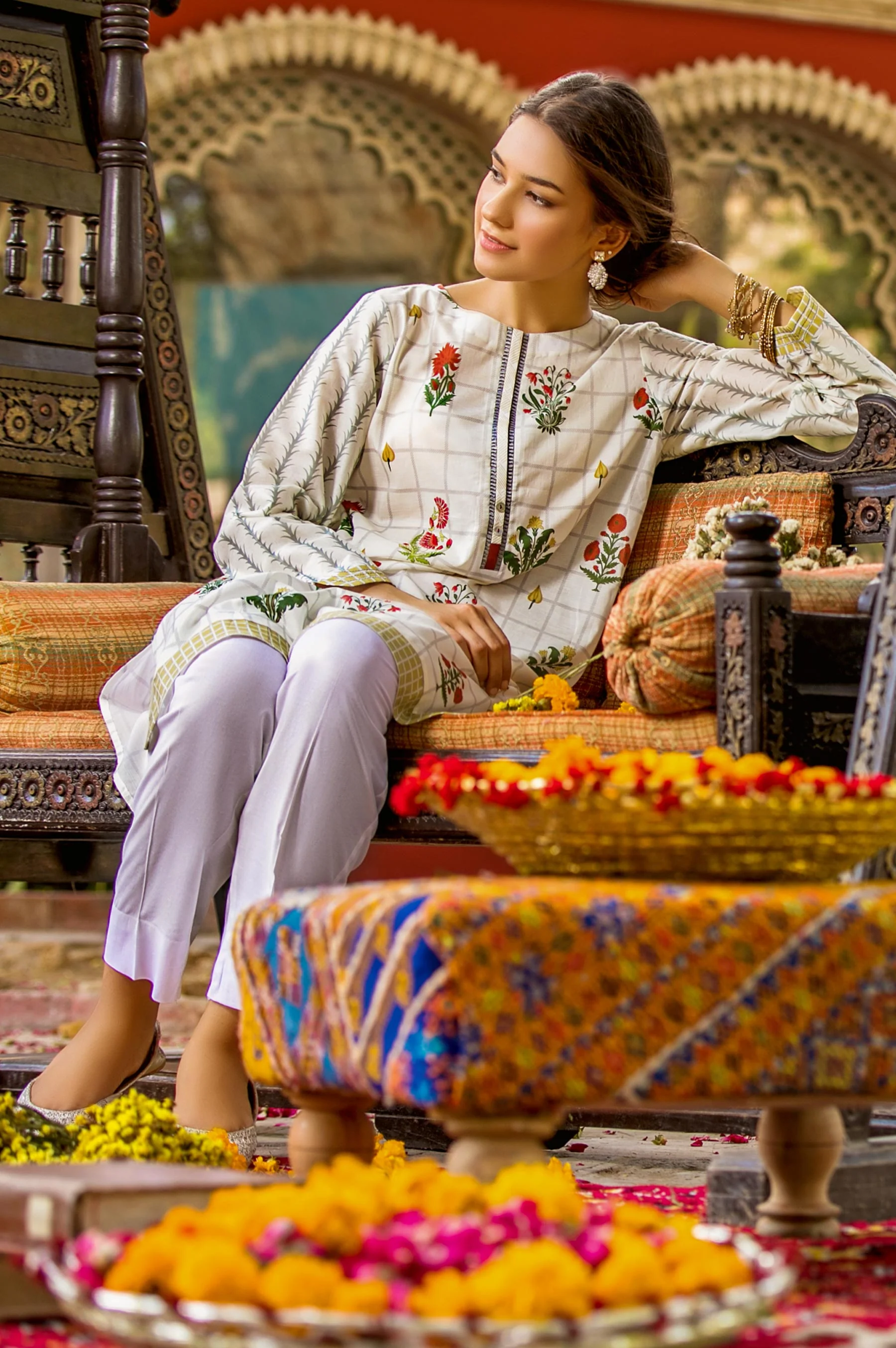 Stitched 1 Piece Digital Printed Lawn Shirt - Image 4