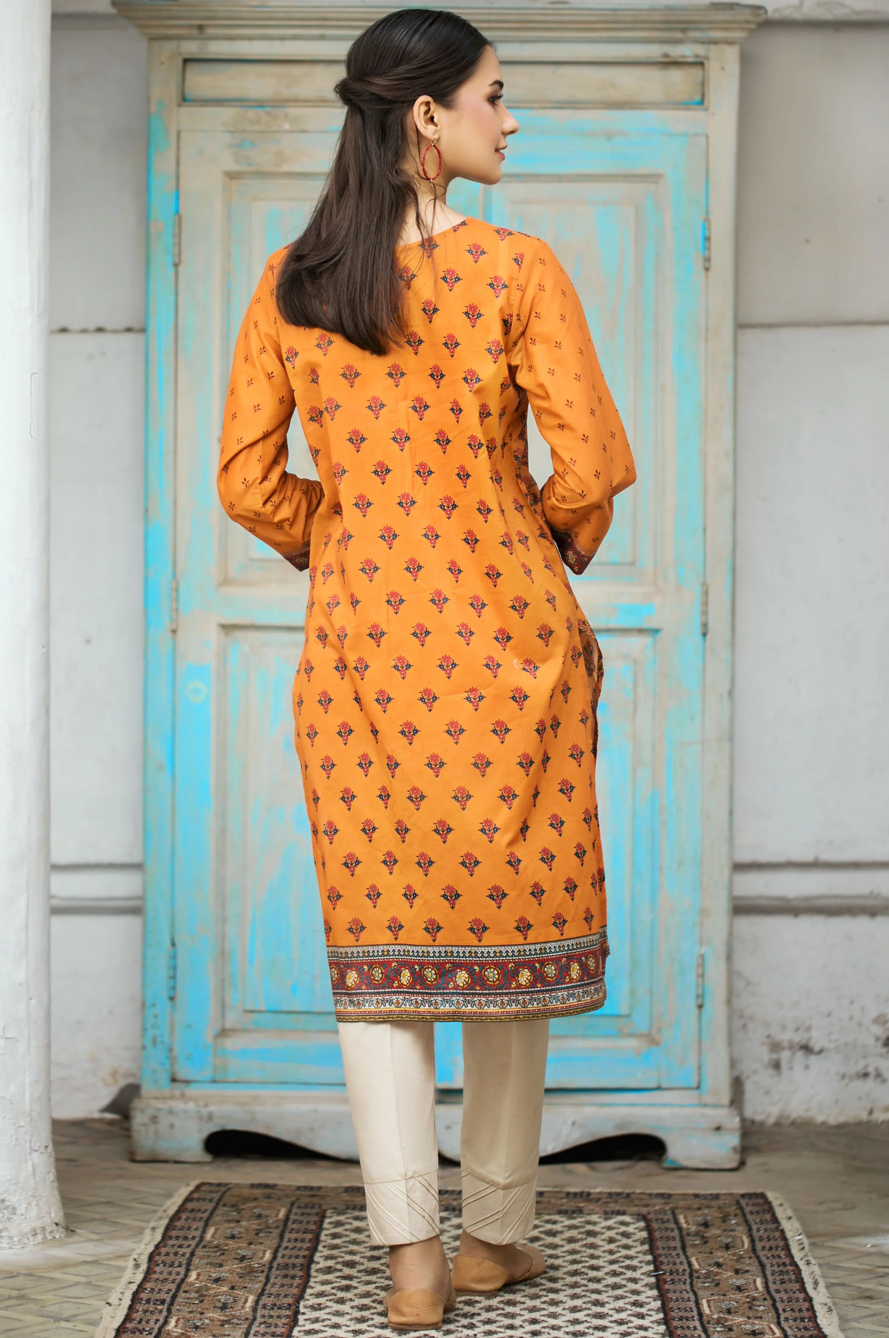 Stitched 1 Piece Digital Printed Lawn Shirt - Image 2