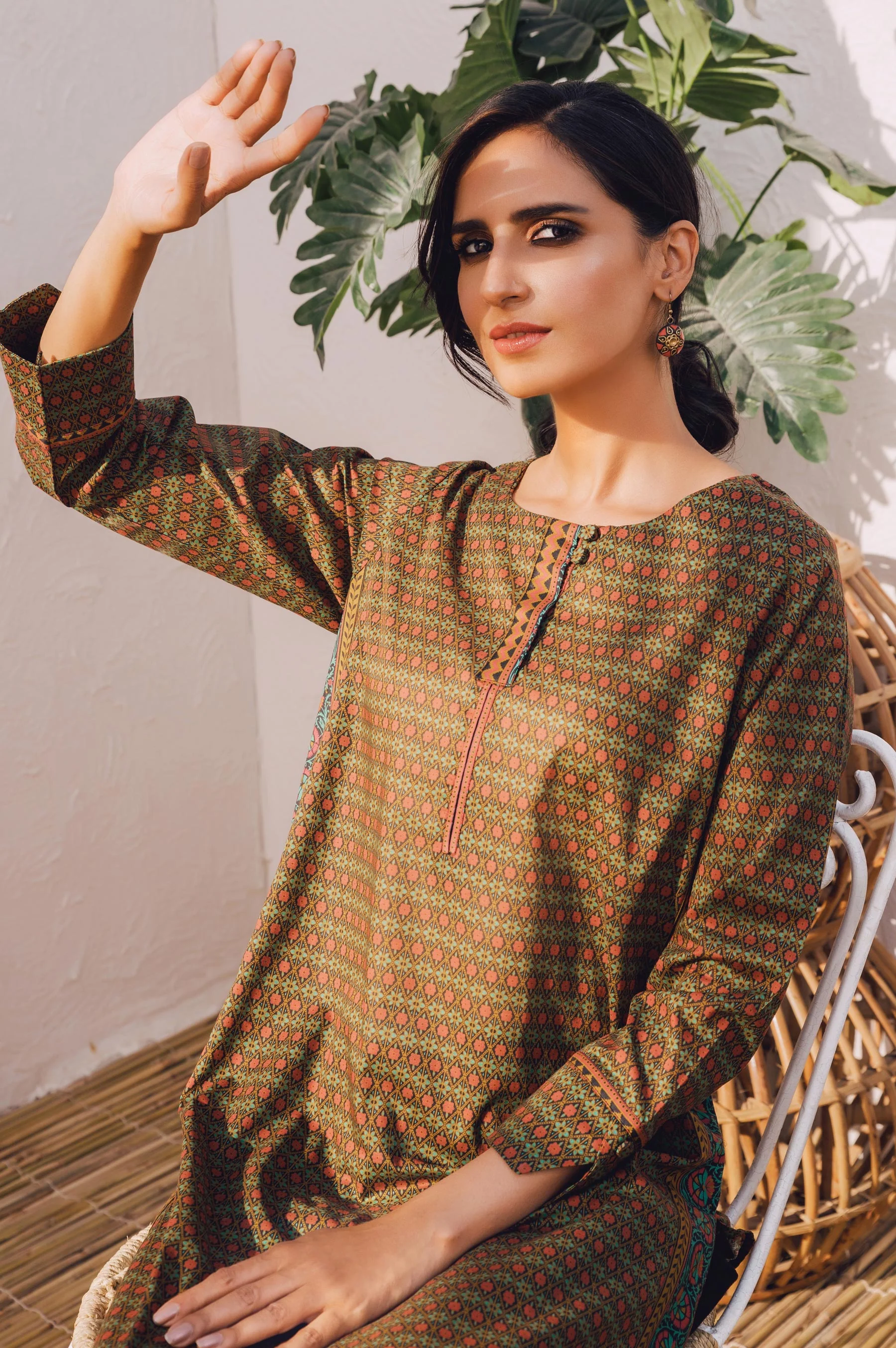 Stitched 1 Piece Digital Printed Lawn Shirt - Image 4