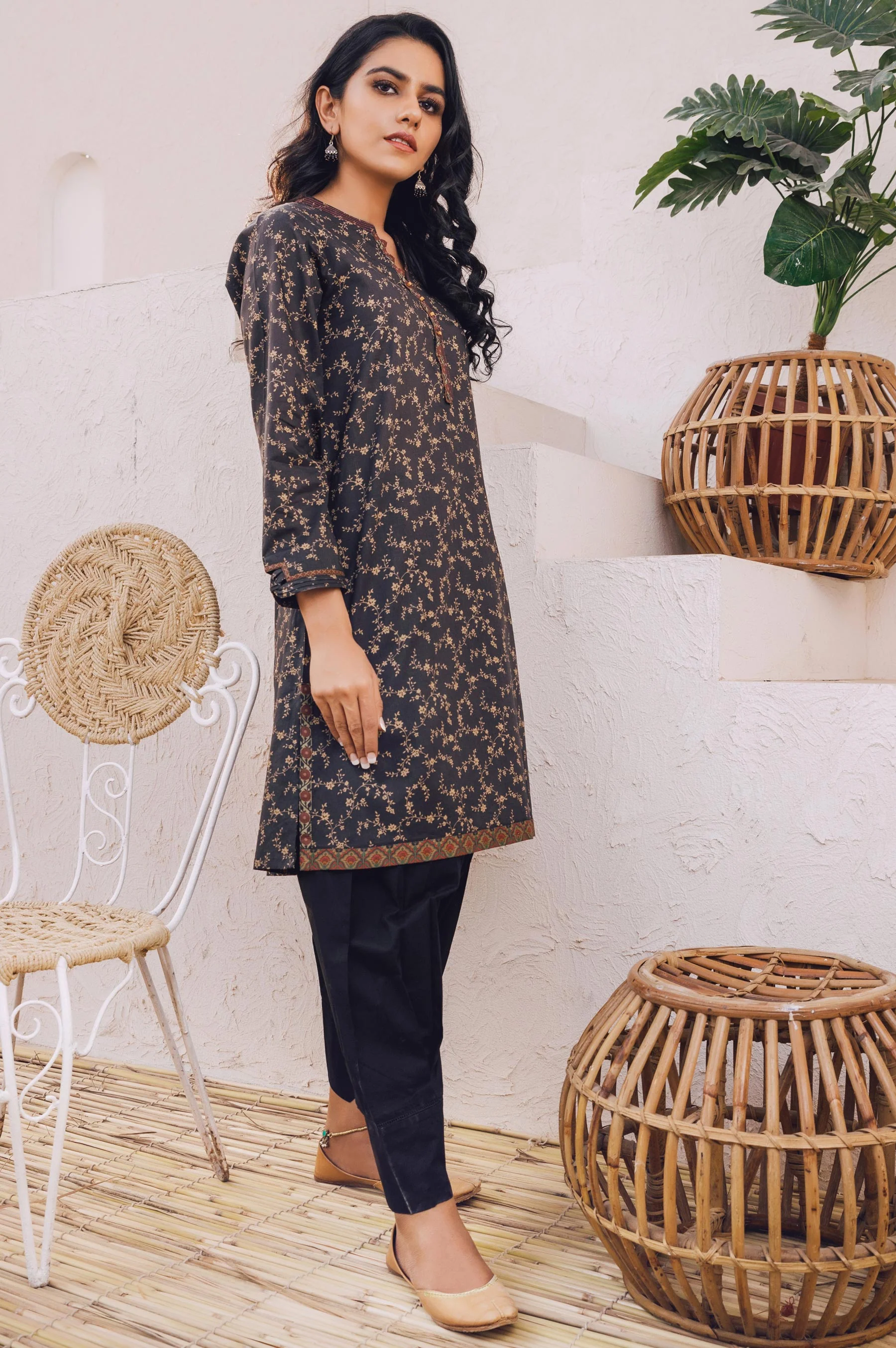 Stitched 1 Piece Digital Printed Lawn Shirt - Image 3