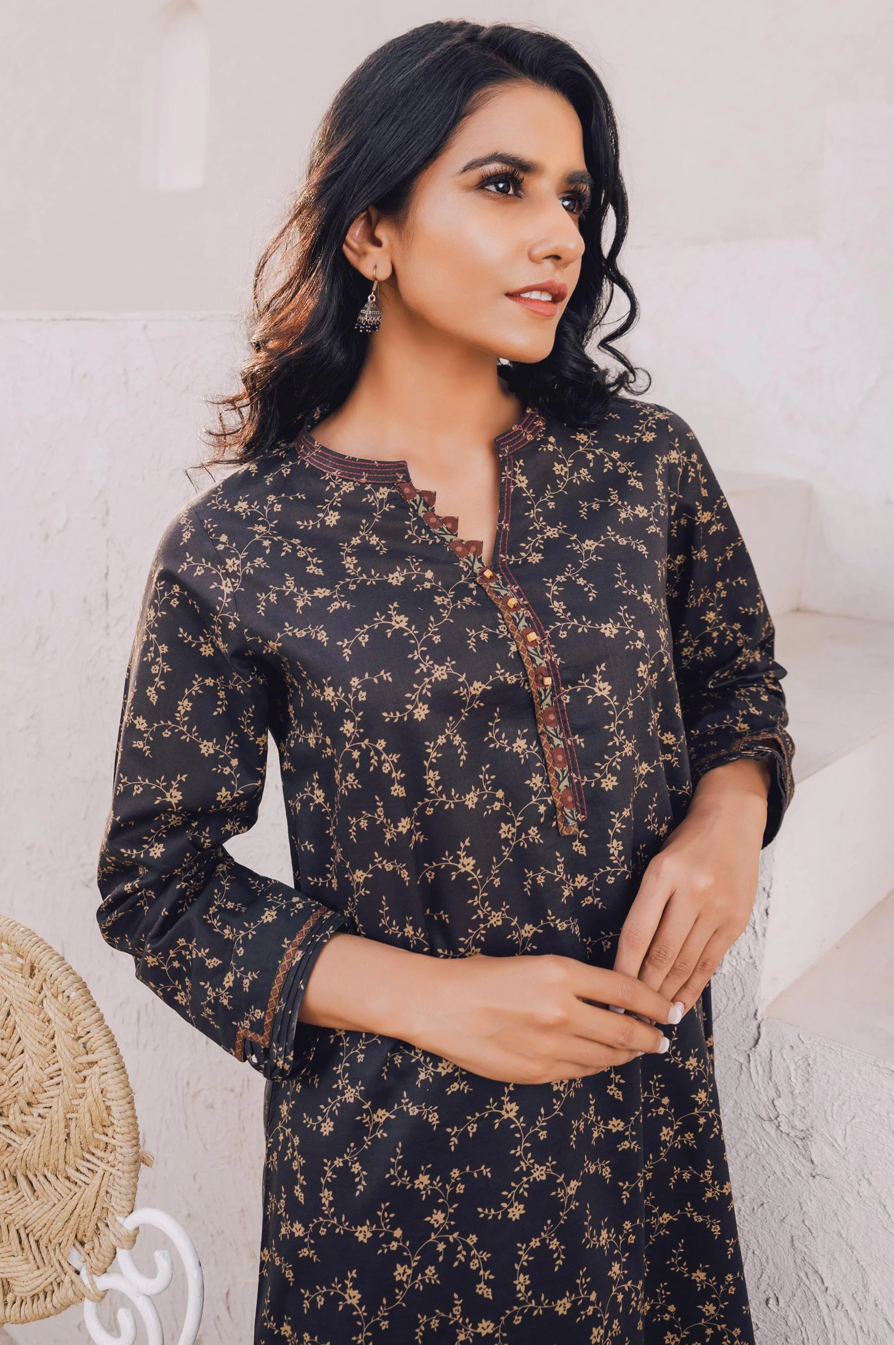 Stitched 1 Piece Digital Printed Lawn Shirt - Image 4